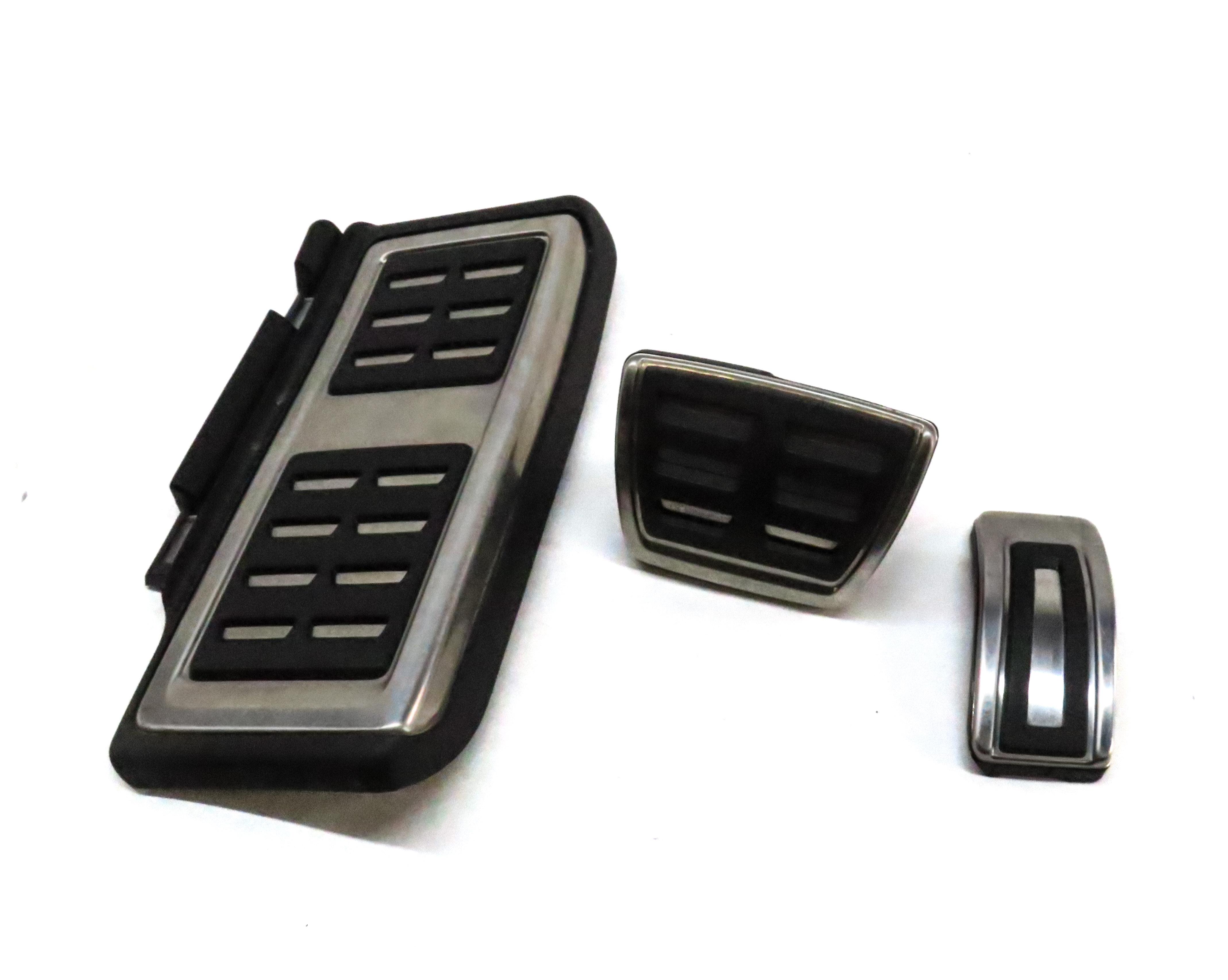 2015 AUDI A3 (8V) BRAKE PEDAL GAS PEDAL DEAD PEDAL TRIM COVER SET — exact item pictured
