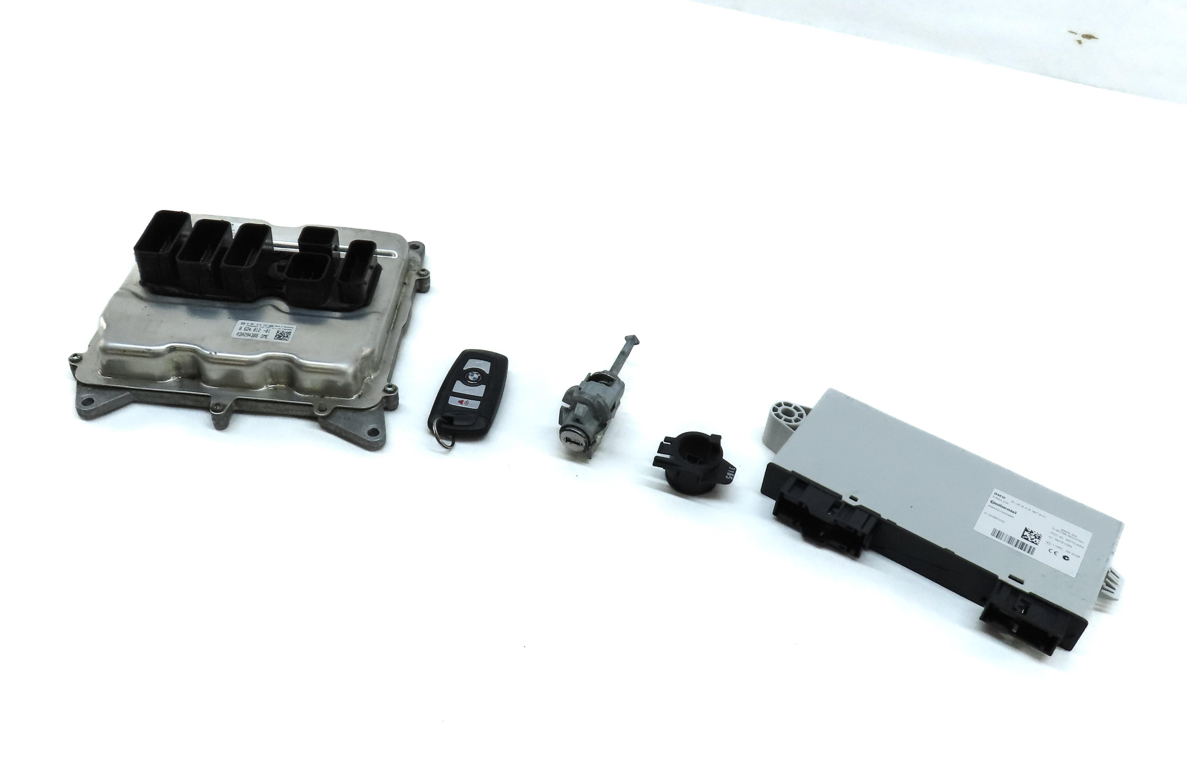 2014 BMW X3 (F25) 2.0L TURBO N20 CAS4 BODY ENGINE IGNITION LOCK KEY MODULE SET — exact item pictured