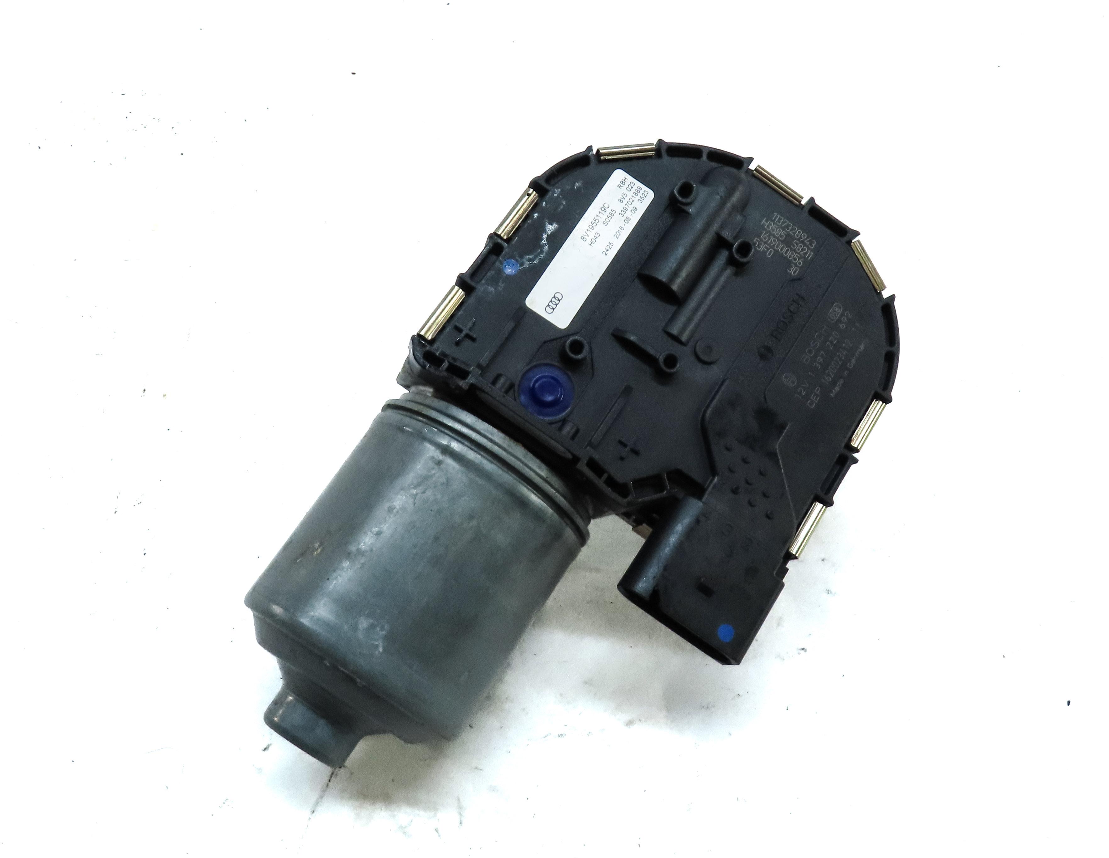 2015-2018 AUDI A3 S3 RS3 (8V) SEDAN / CONVERTIBLE - FRONT WINDSHIELD WIPER MOTOR — exact item pictured