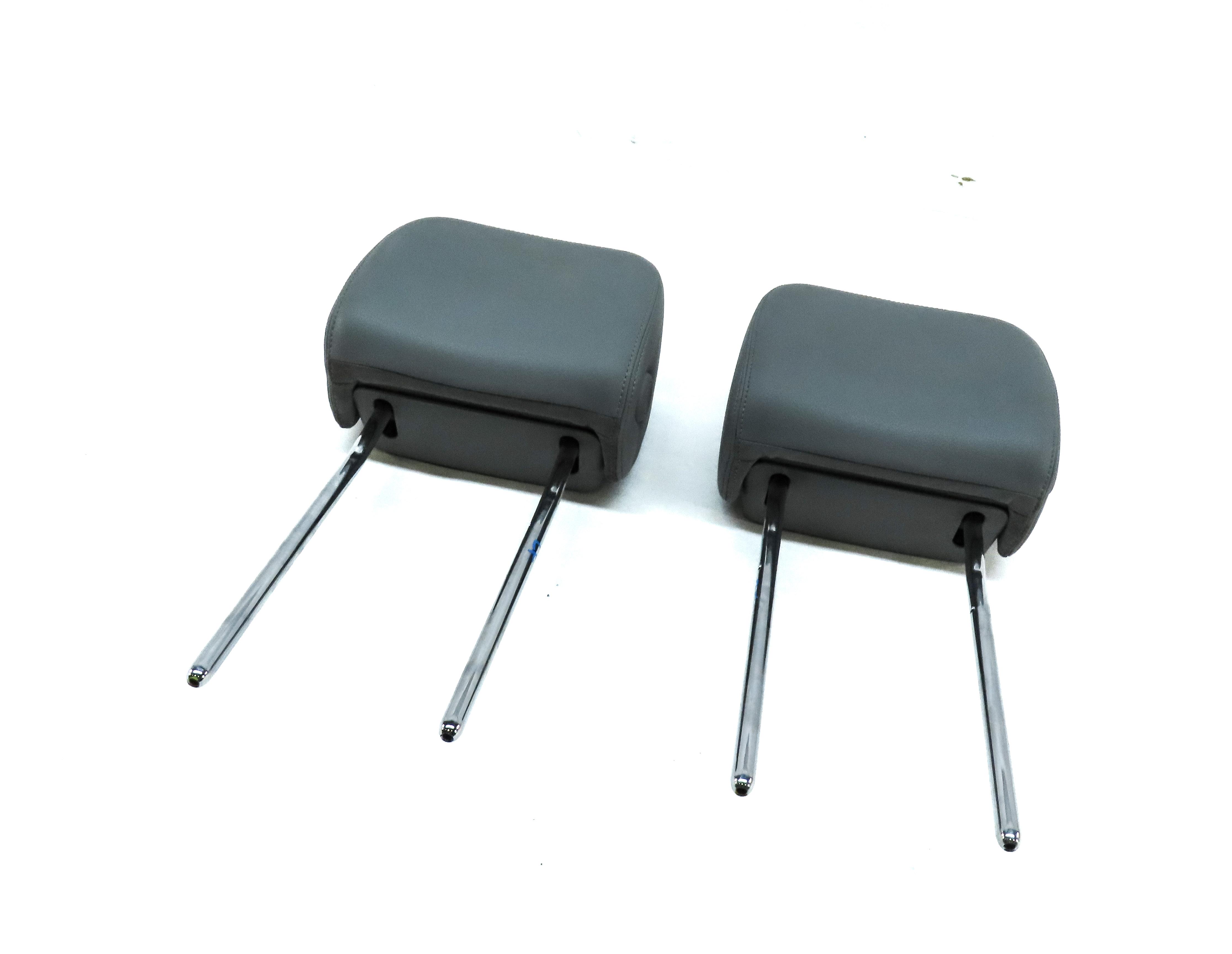 2017 AUDI A3 (8V) FRONT LEFT & RIGHT SEAT HEADREST SET 2 (ROCK GRAY) — exact item pictured