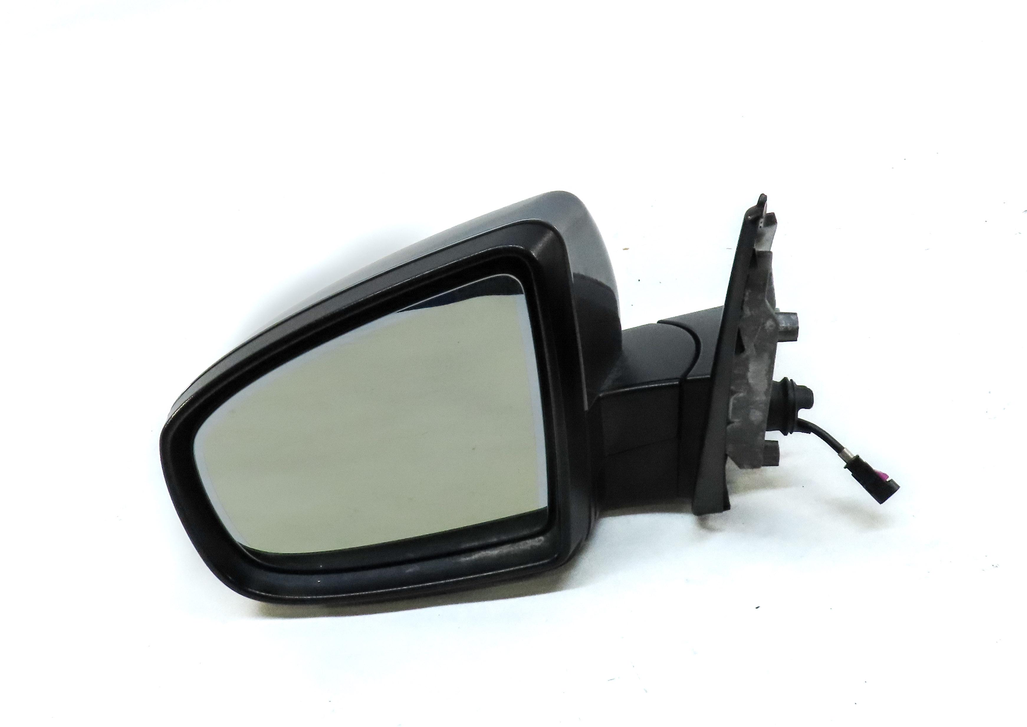 2010-2014 BMW X6 (E71) LEFT PFOLD HEAT MEMORY AUTODIM CAMERA DOOR MIRROR (GREY) — exact item pictured