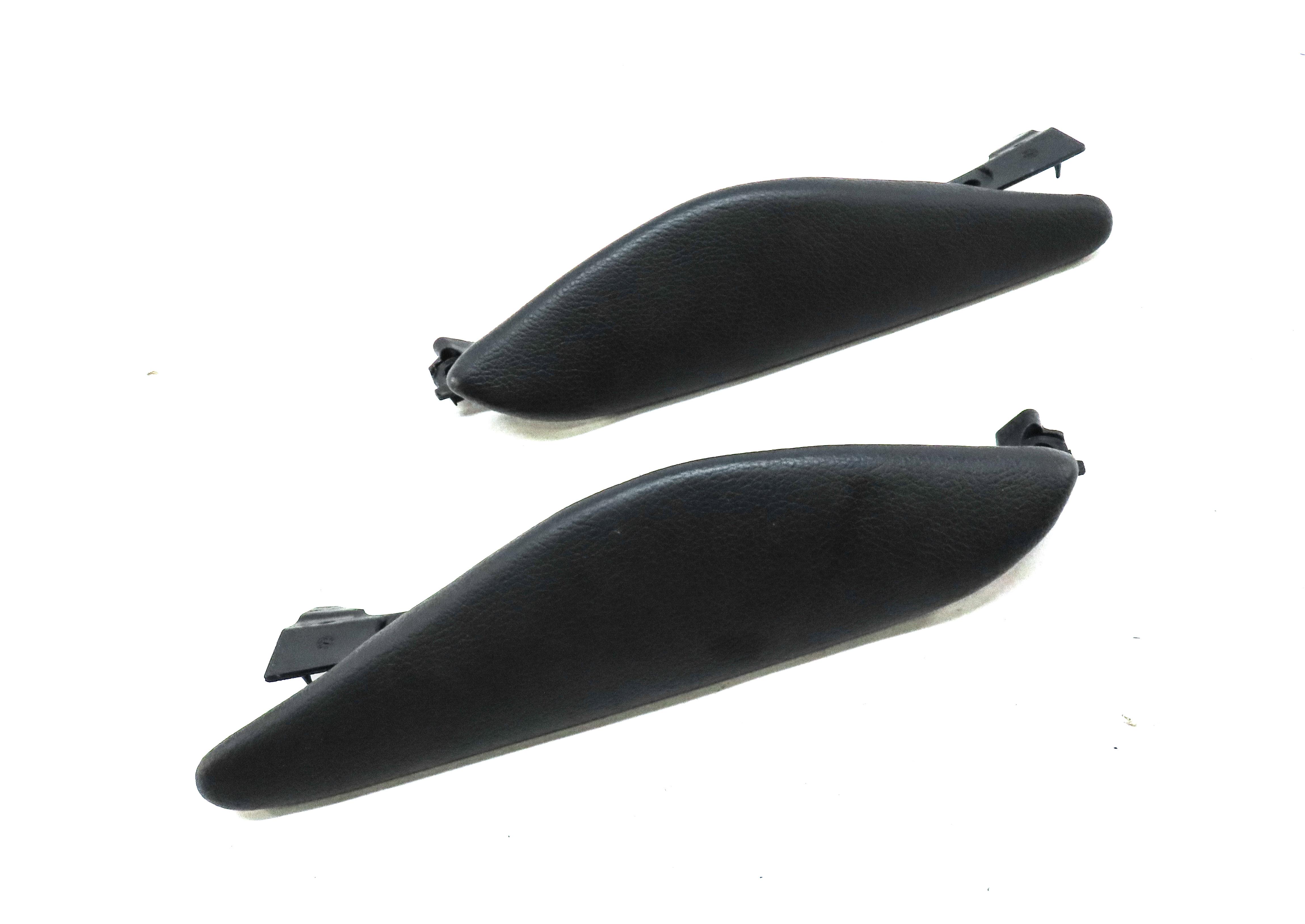 2012 BMW X6 (E71) FRONT CENTER CONSOLE KNEE PAD TRIM SET 2 (BLACK) 51169135171 — exact item pictured
