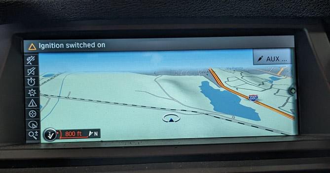 10-14 X5 X5M X6 X6M (E70 E71 E72) 8.8" FRONT GPS NAVIGATION MEDIA DISPLAY SCREEN — exact item pictured
