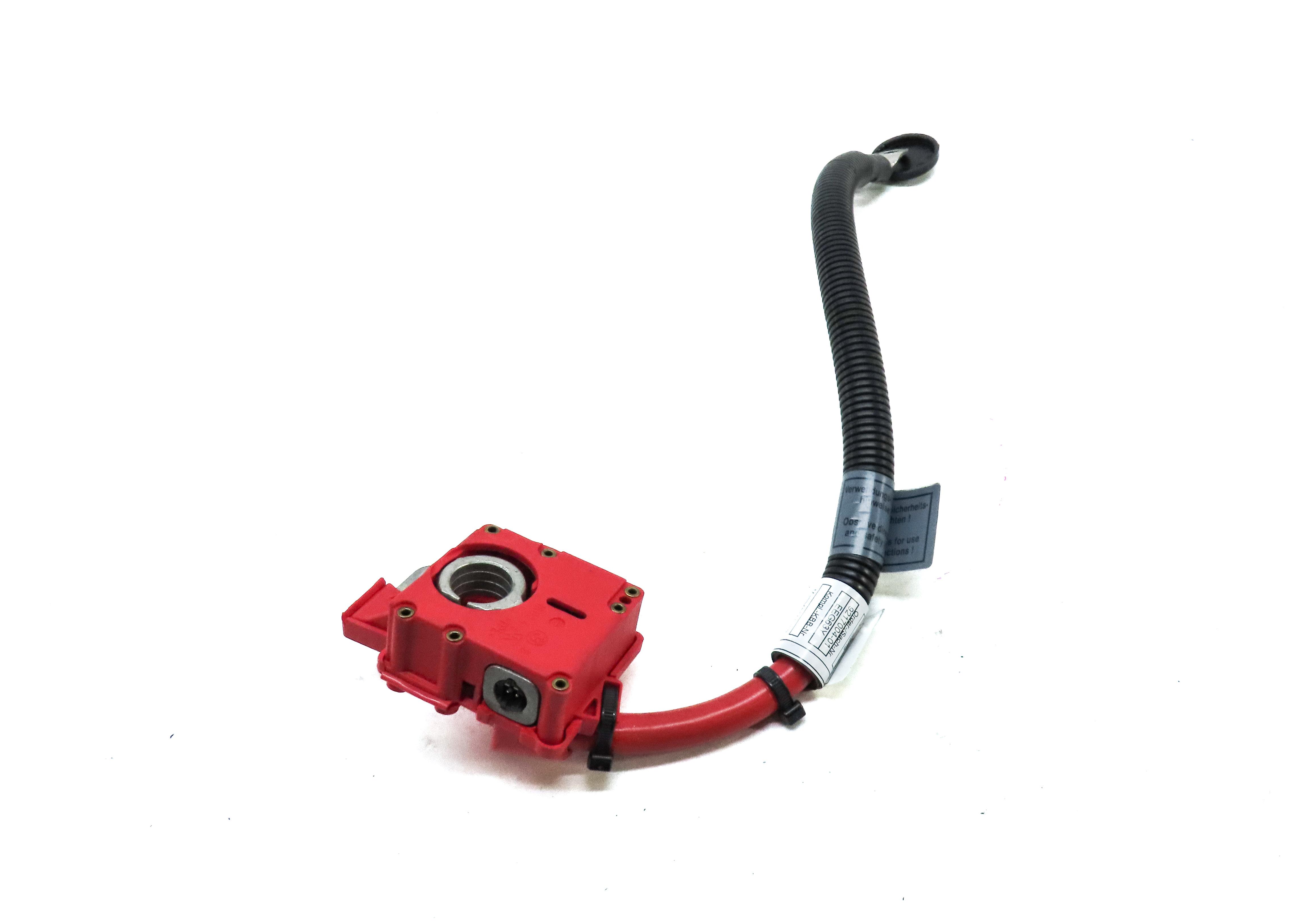 2012 BMW X6 (E71) POSITIVE BATTERY CABLE w/ BLOWOUT FUSE RED 61129217004 — exact item pictured