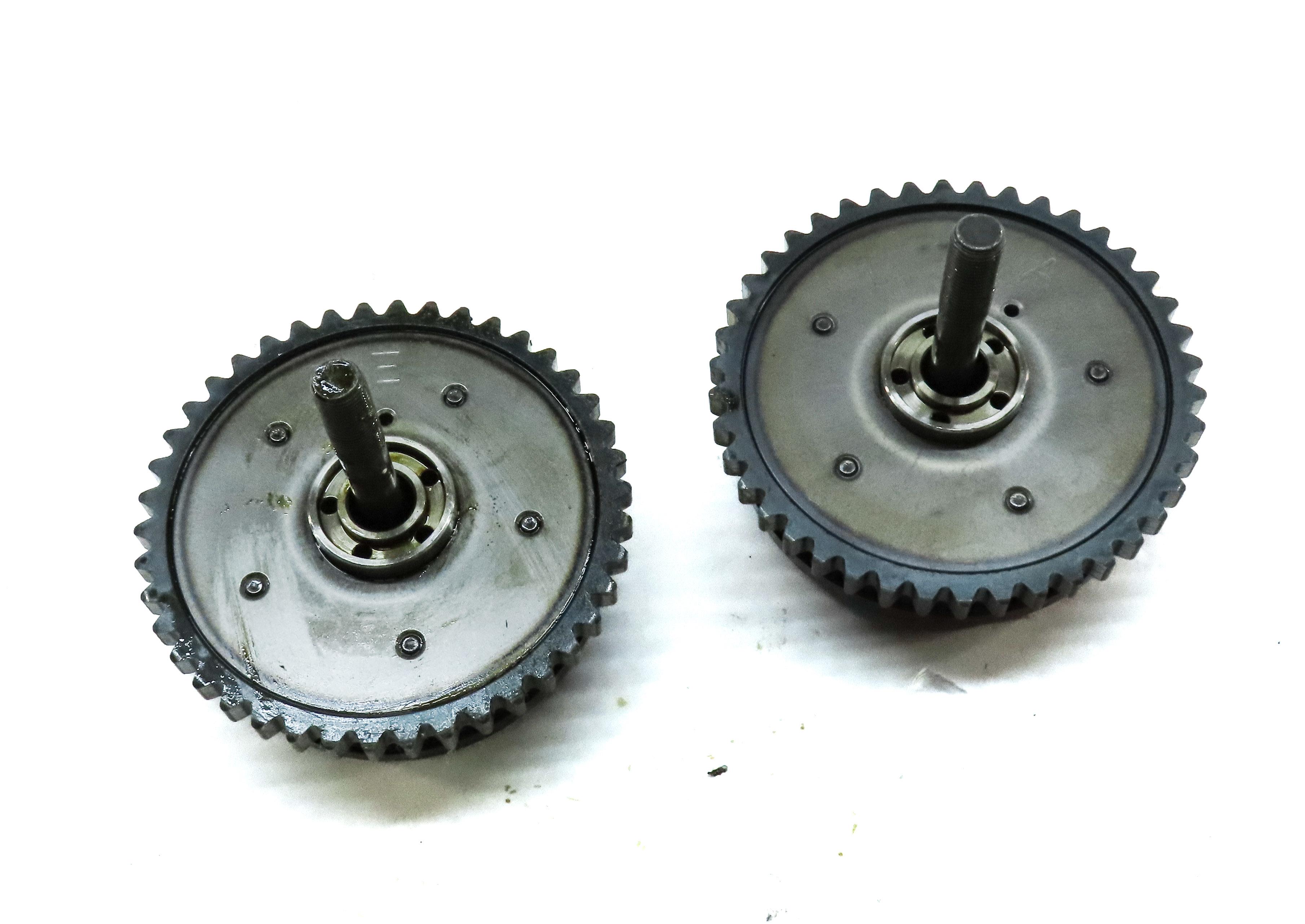 08-14 BMW 5 7 X5 X6 F01 E70 F10 E71 4.4L TURBO LEFT CAMSHAFT TIMING GEAR SET 2 — exact item pictured