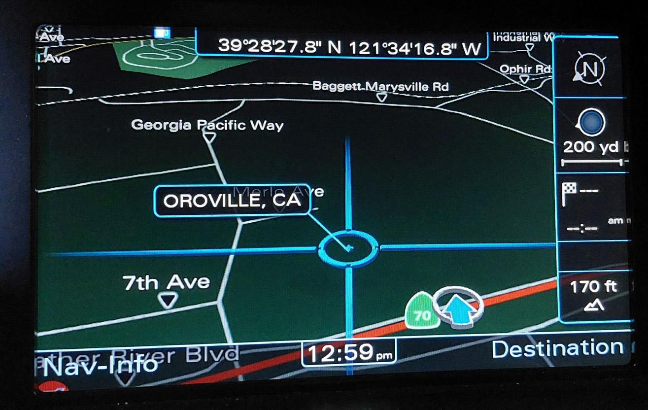 10-17 AUDI A4 S4 A5 Q5 Q7 (B8 8K 8T 8R 4L) GPS NAVIGATION MEDIA DISPLAY SCREEN — exact item pictured