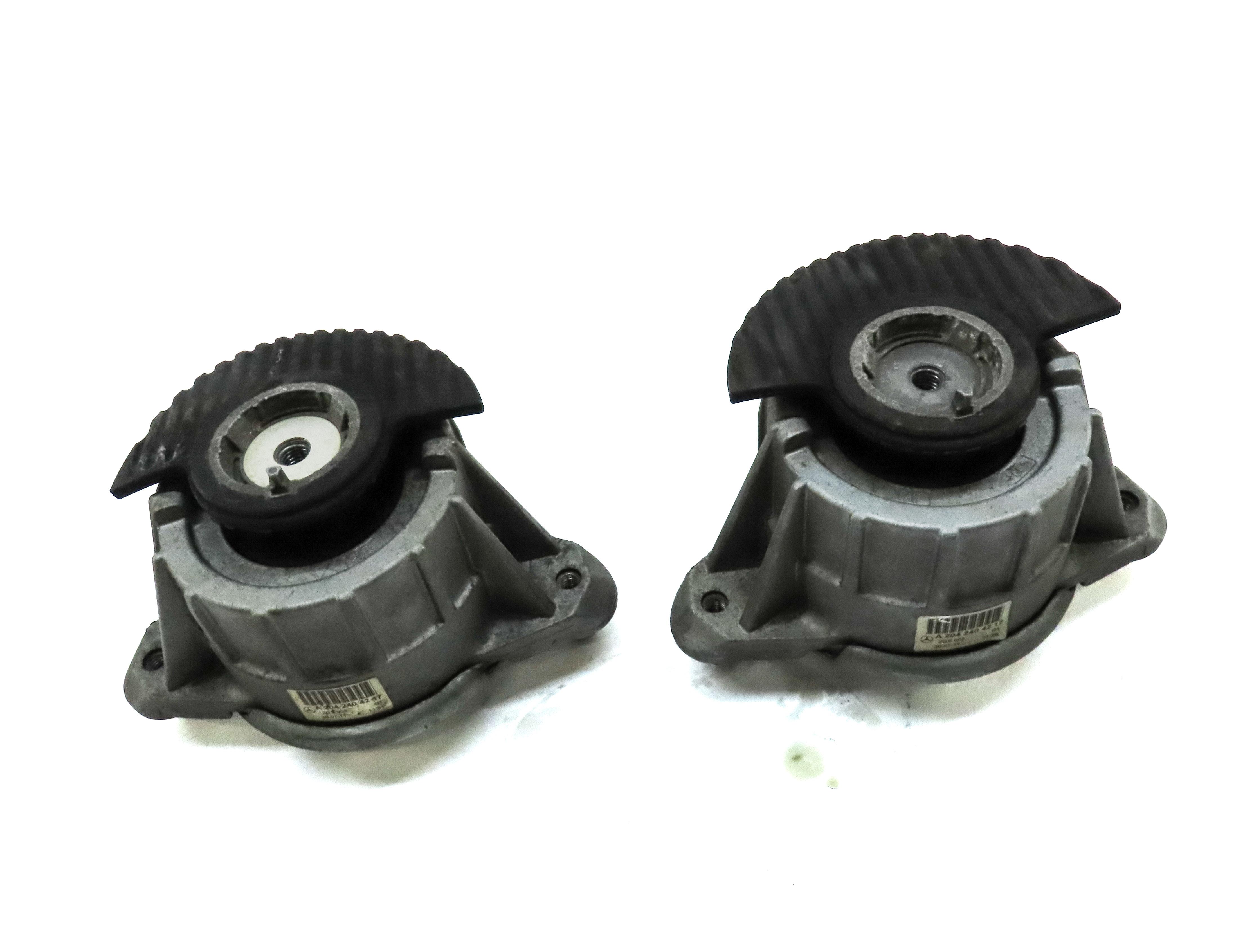 2012 MERCEDES C CLASS (W204) 1.8L TURBO M271 LEFT RIGHT ENGINE MOTOR MOUNT SET 2 — exact item pictured
