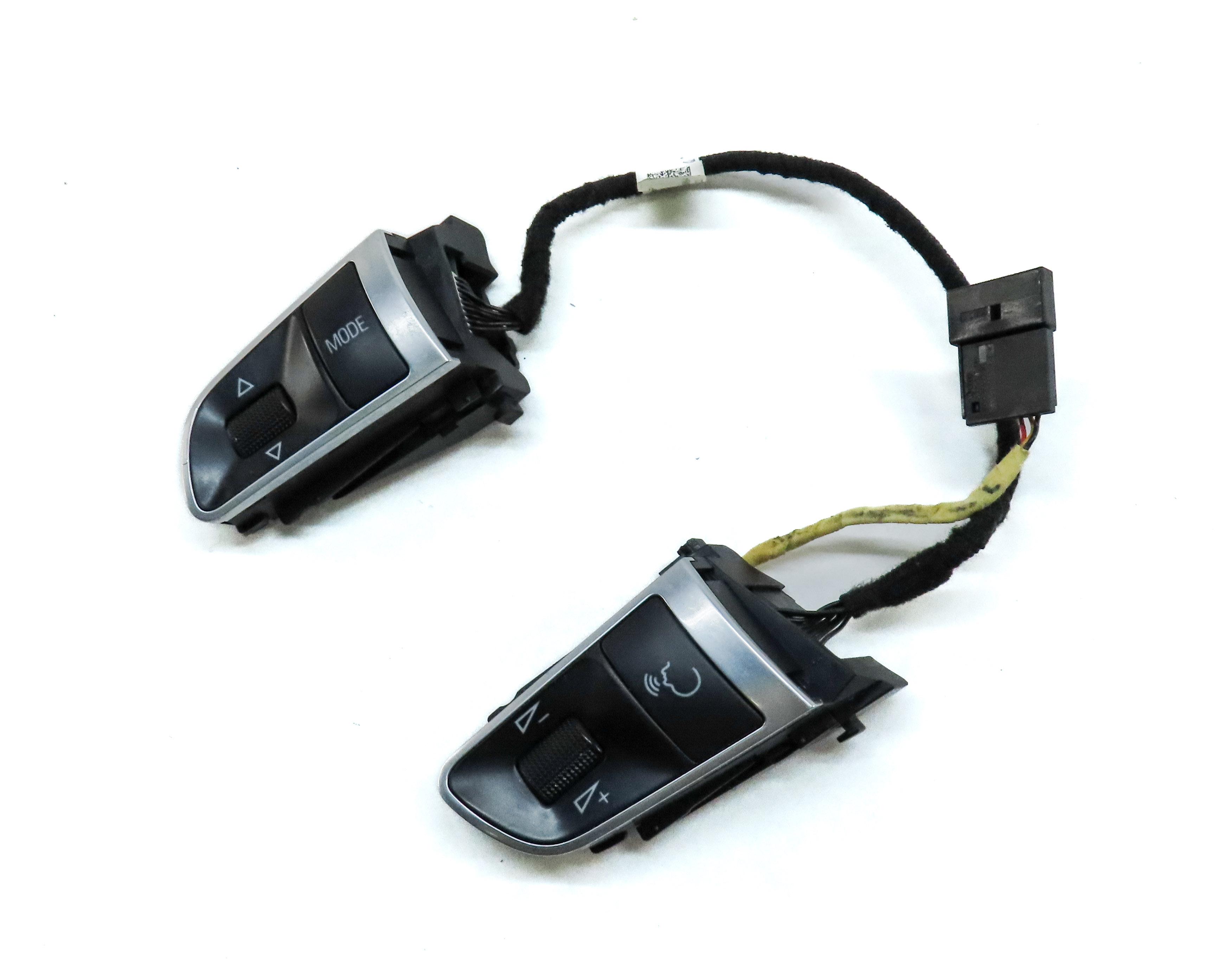 2010 AUDI Q5 (B8 8R) LEFT & RIGHT STEERING WHEEL RADIO PHONE SWITCH BUTTON SET-2 — exact item pictured