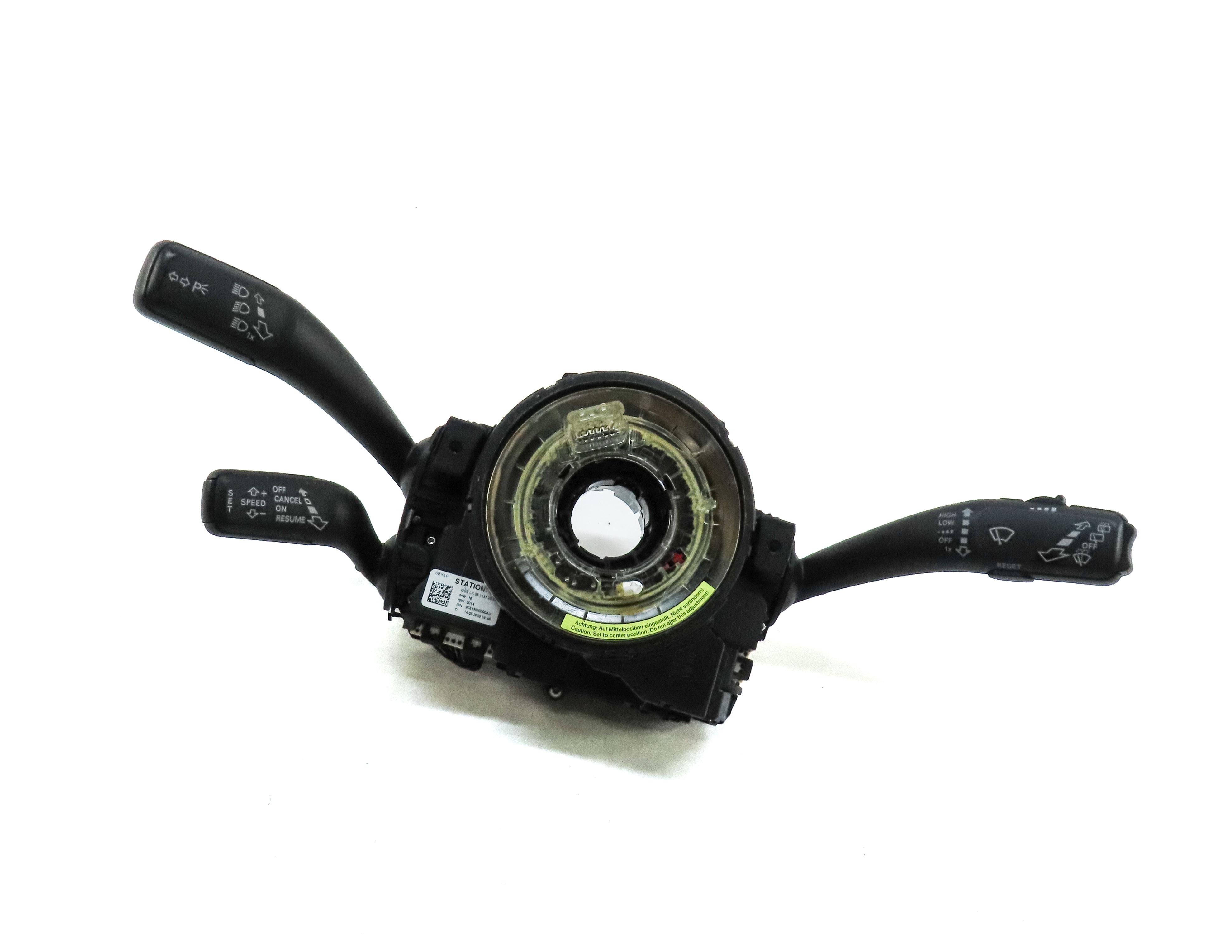 2009-2012 AUDI Q5 (B8 8R) BLIND SPOT BLINKER WIPER CRUISE COMBINATION SWITCH — exact item pictured