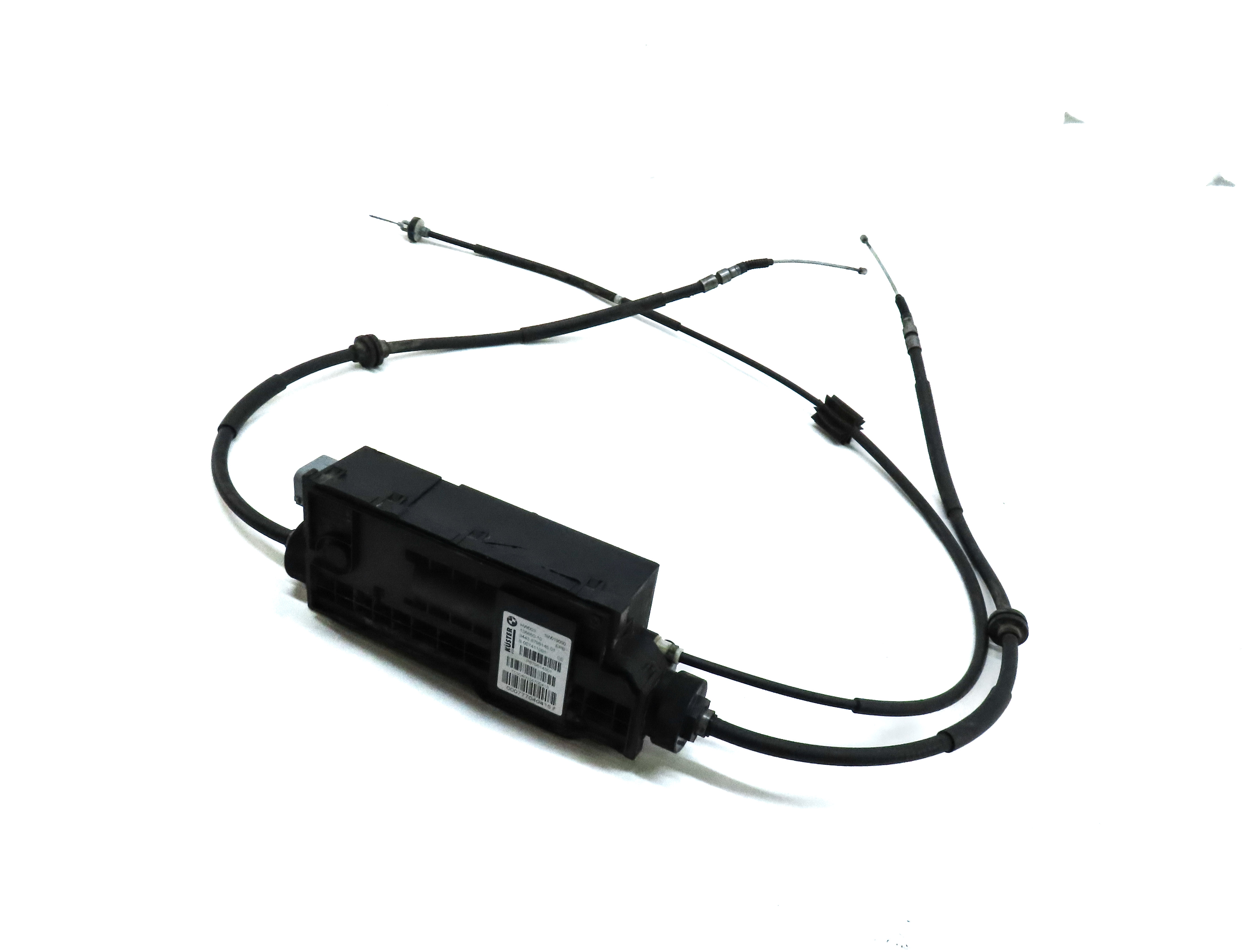 2014 BMW X5 (F15) EMERGENCY HILL PARKING BRAKE ACTUATOR WITH CABLES — exact item pictured