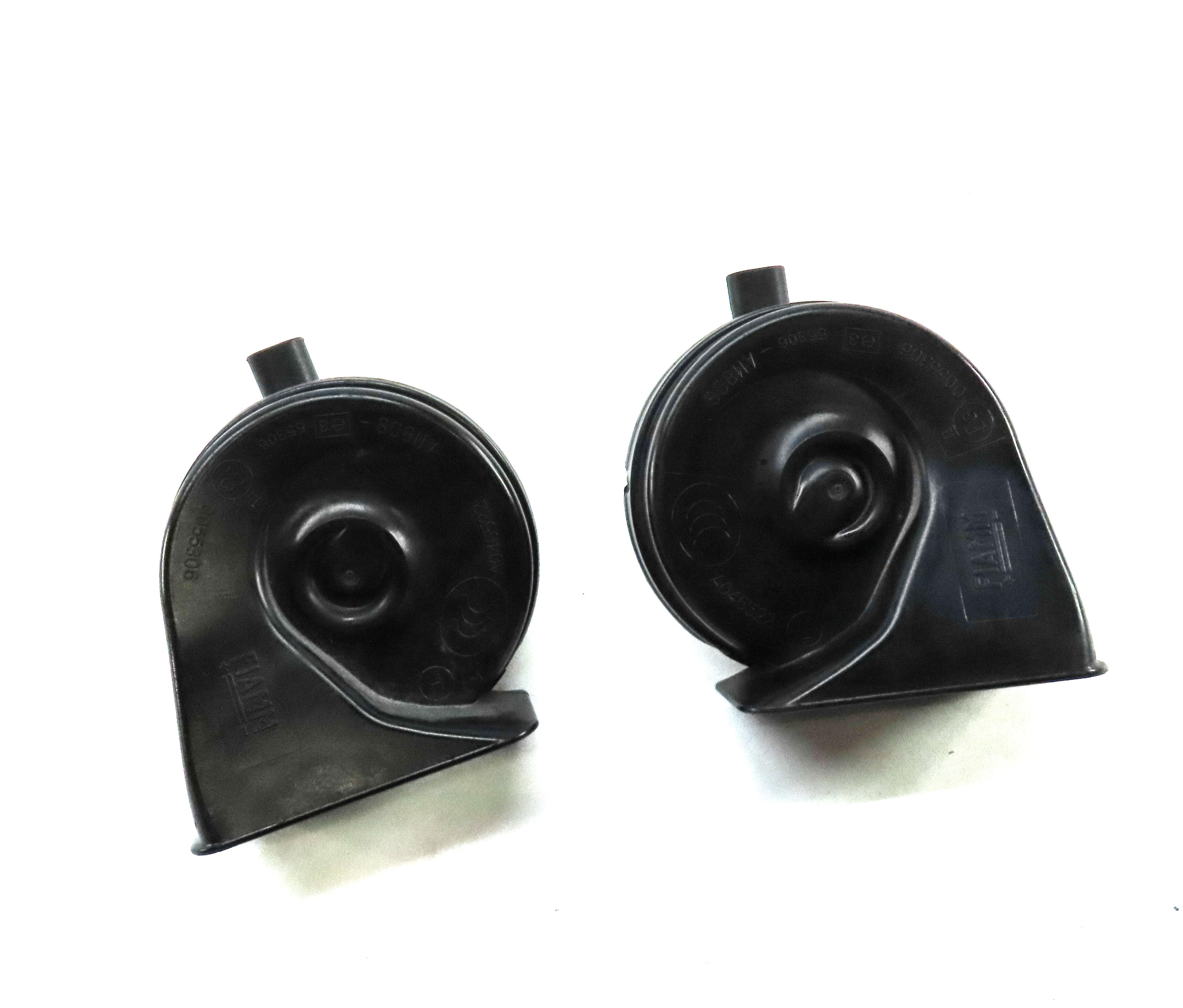 06-15 BMW 3-SERIES X1 (E84 E90 E91 E92 E93) HIGH & LOW TONE SAFETY HORN SET-2 — exact item pictured