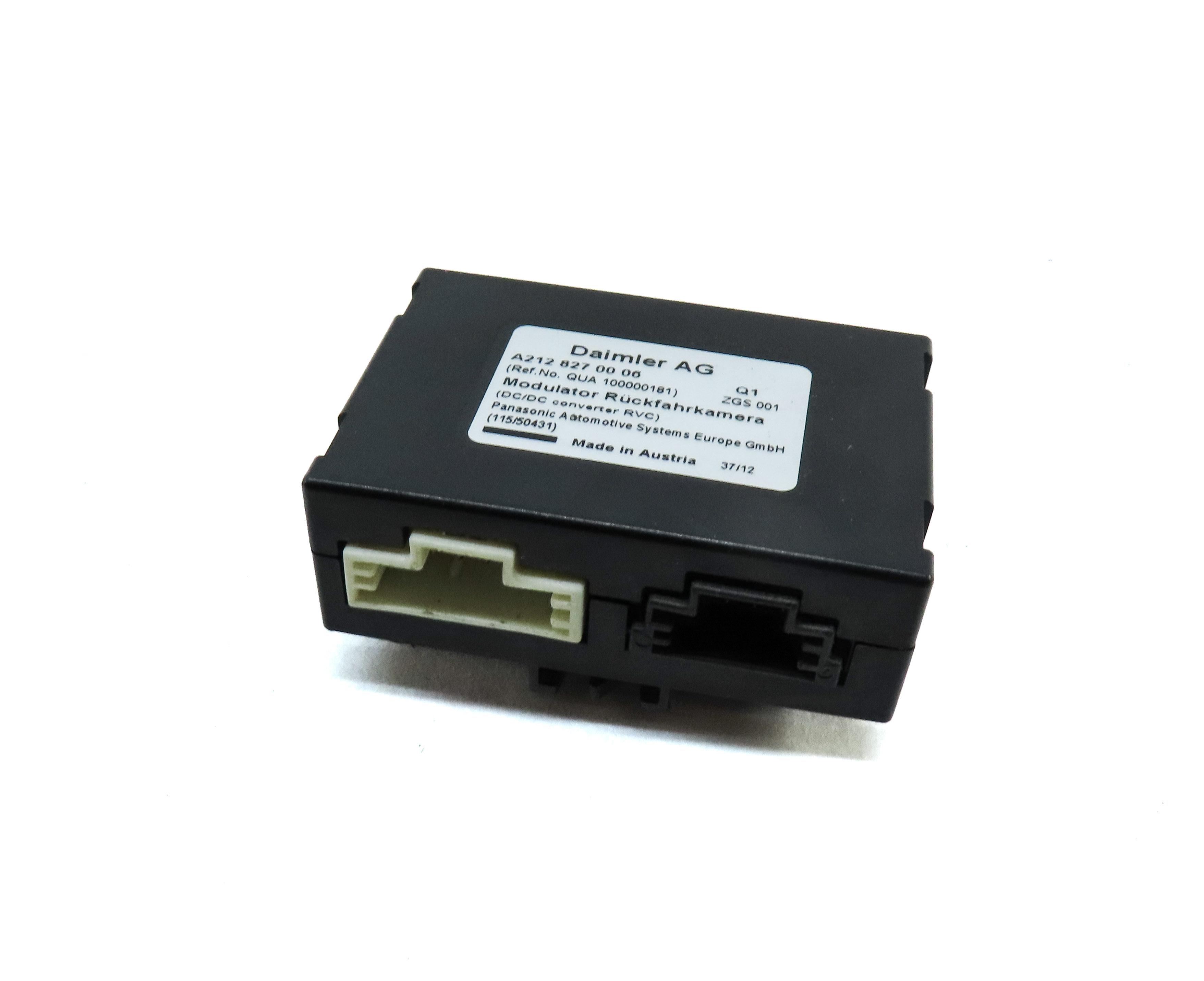2013 MERCEDES E CLASS (W212) REARVIEW REAR VIEW CAMERA CONTROL MODULE 2128270006 — exact item pictured