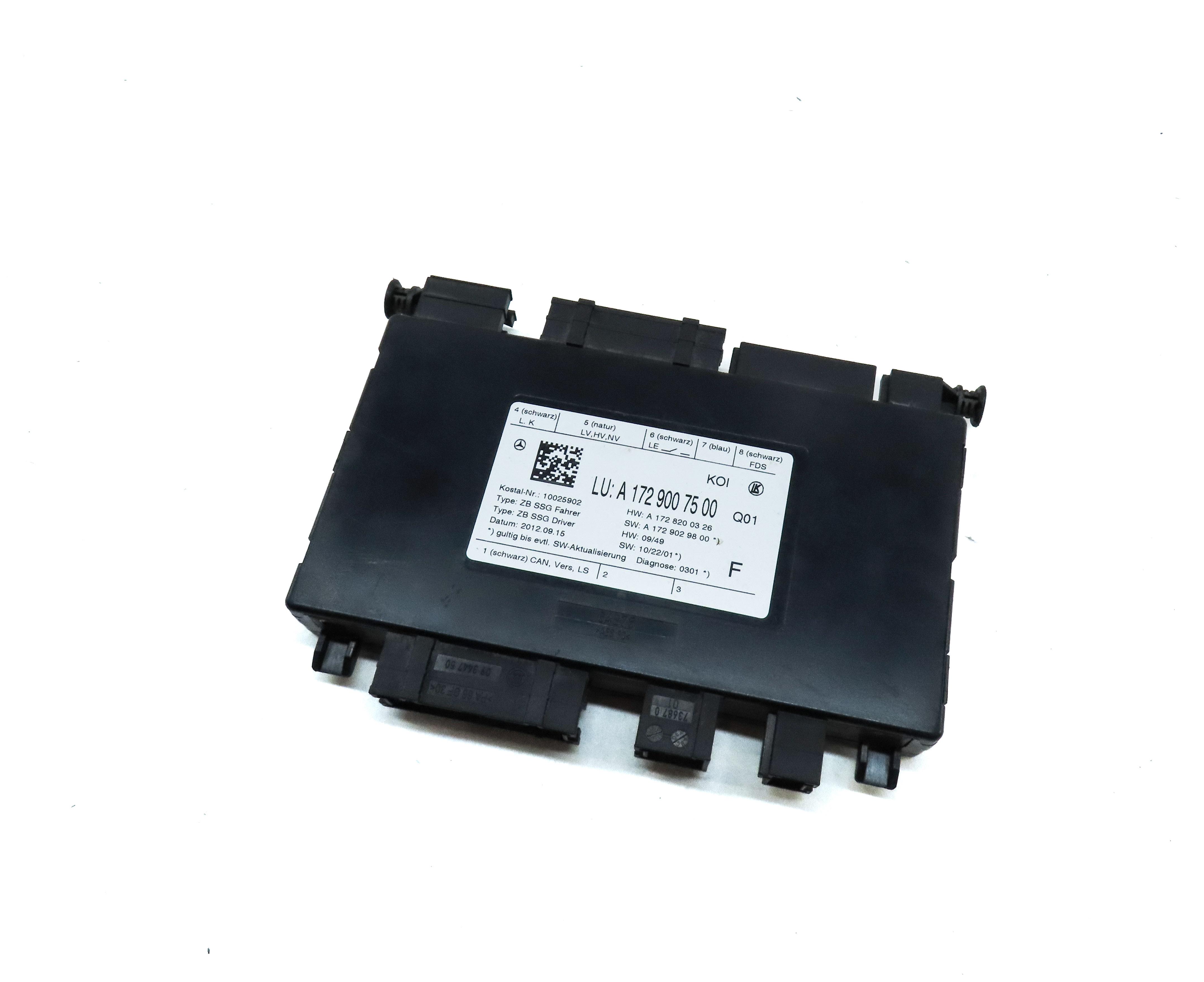 2010-2018 MERCEDES E CLS CLASS (W212 W218) LEFT FRONT DRIVER SEAT CONTROL MODULE — exact item pictured