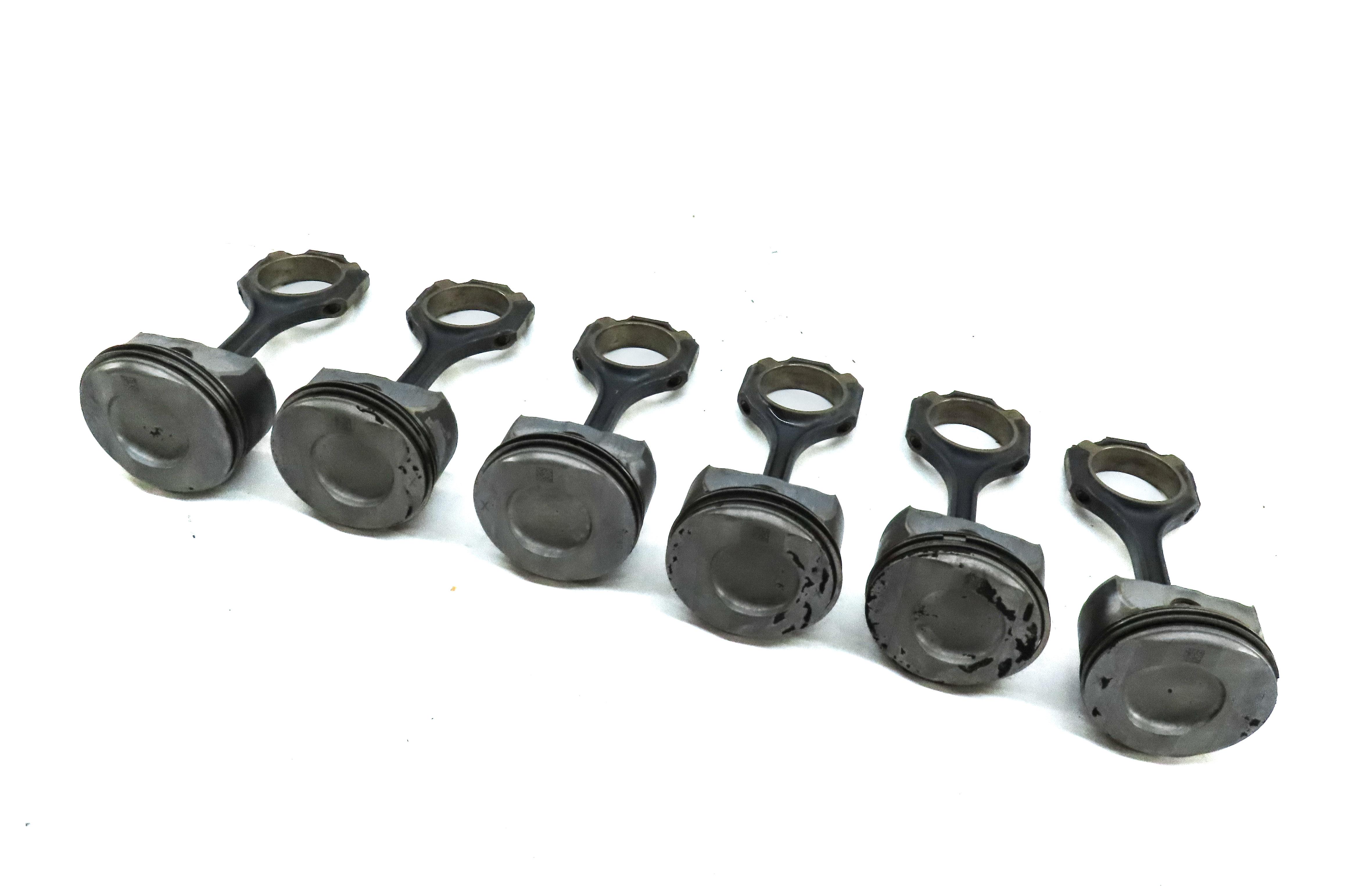 12-18 MERCEDES C300 C350 E350 GLE350 GLK350 ML350 SLK350 SLK350 3.5L PISTON SET6 — exact item pictured