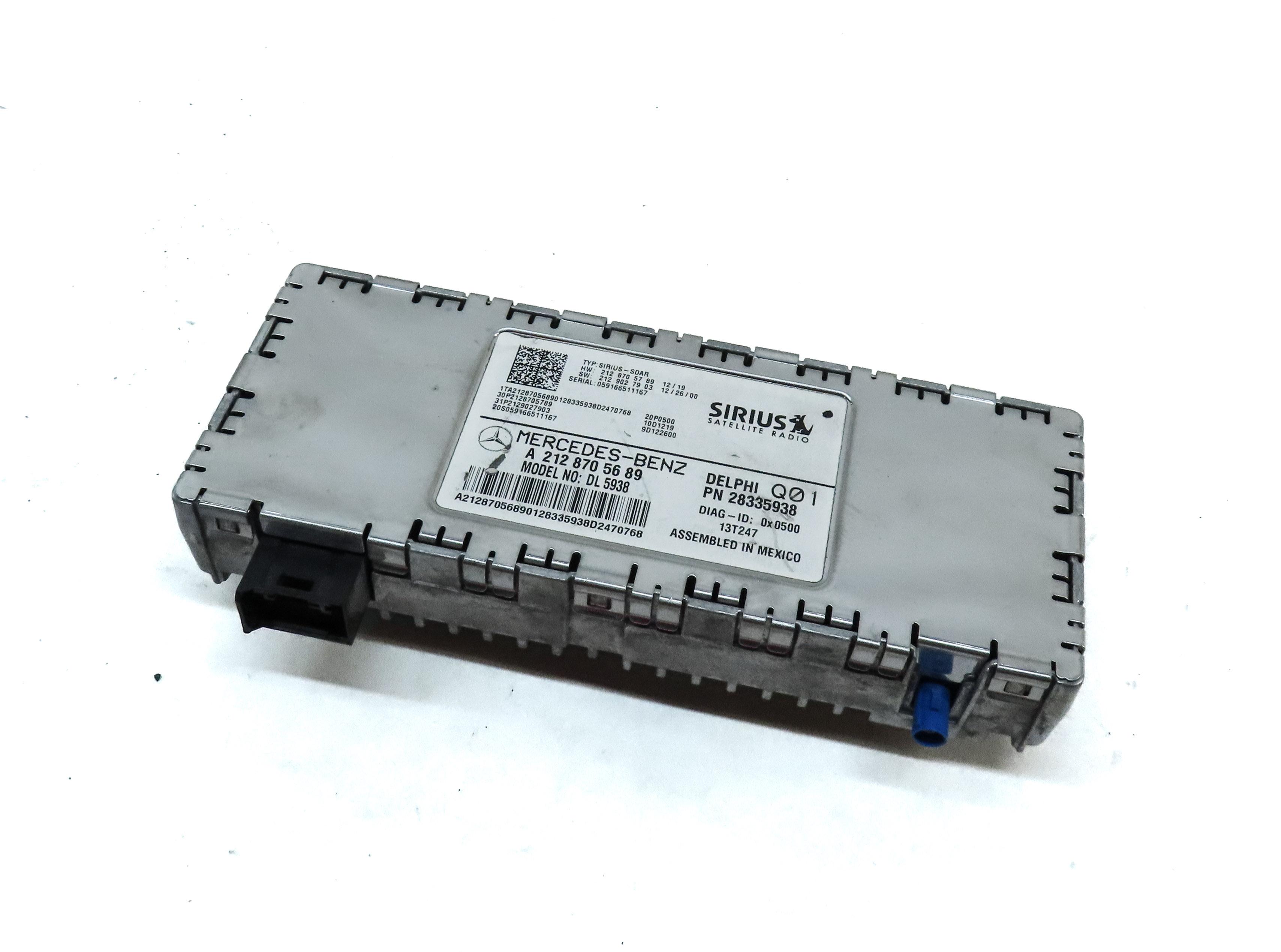 13-16 MERCEDES C117 C218 R172 W212 W463 X166 X204 SIRIUS SATELLITE RADIO MODULE — exact item pictured