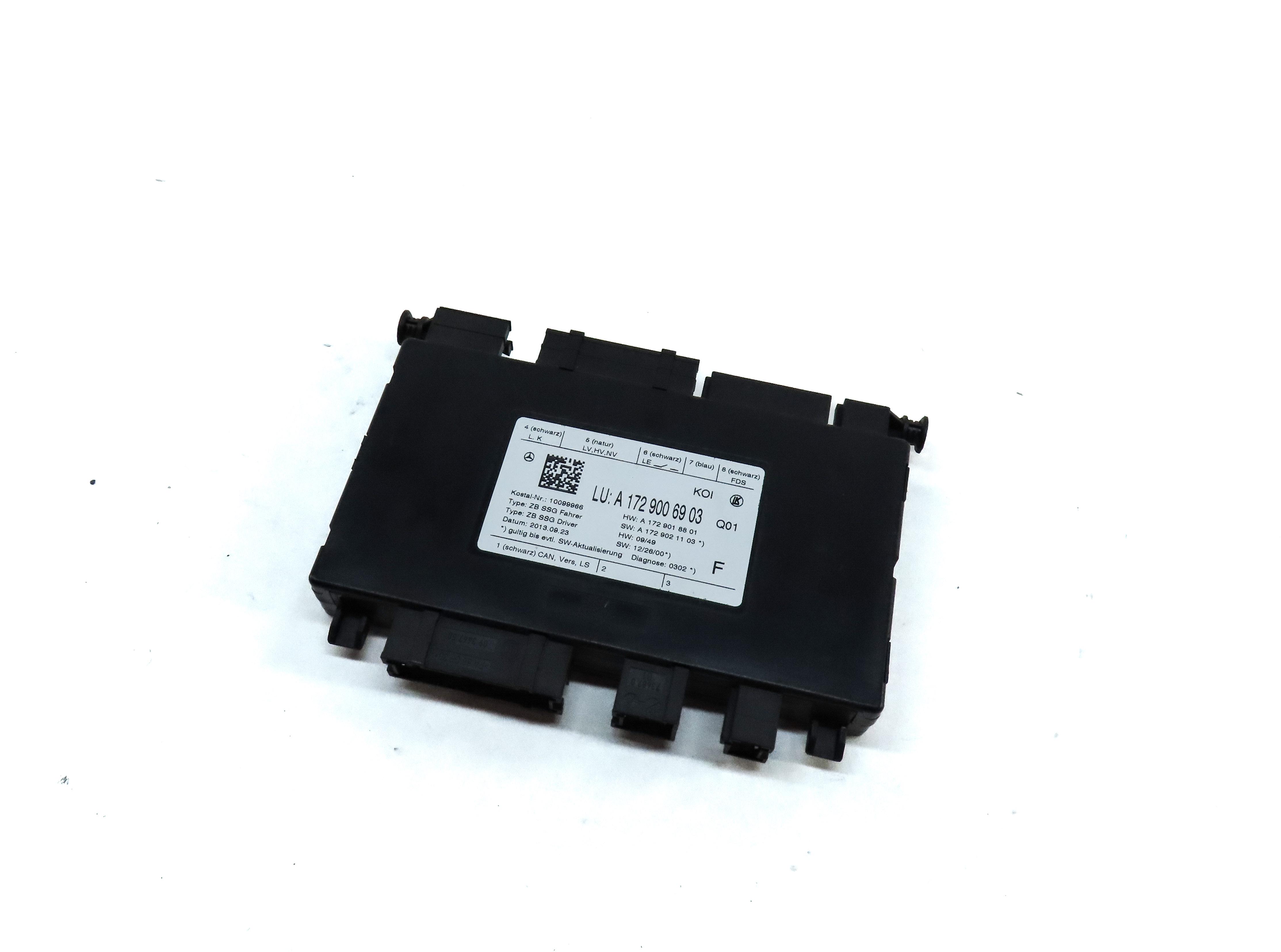 2010-2018 MERCEDES E CLS CLASS (W212 W218) LEFT FRONT DRIVER SEAT CONTROL MODULE — exact item pictured