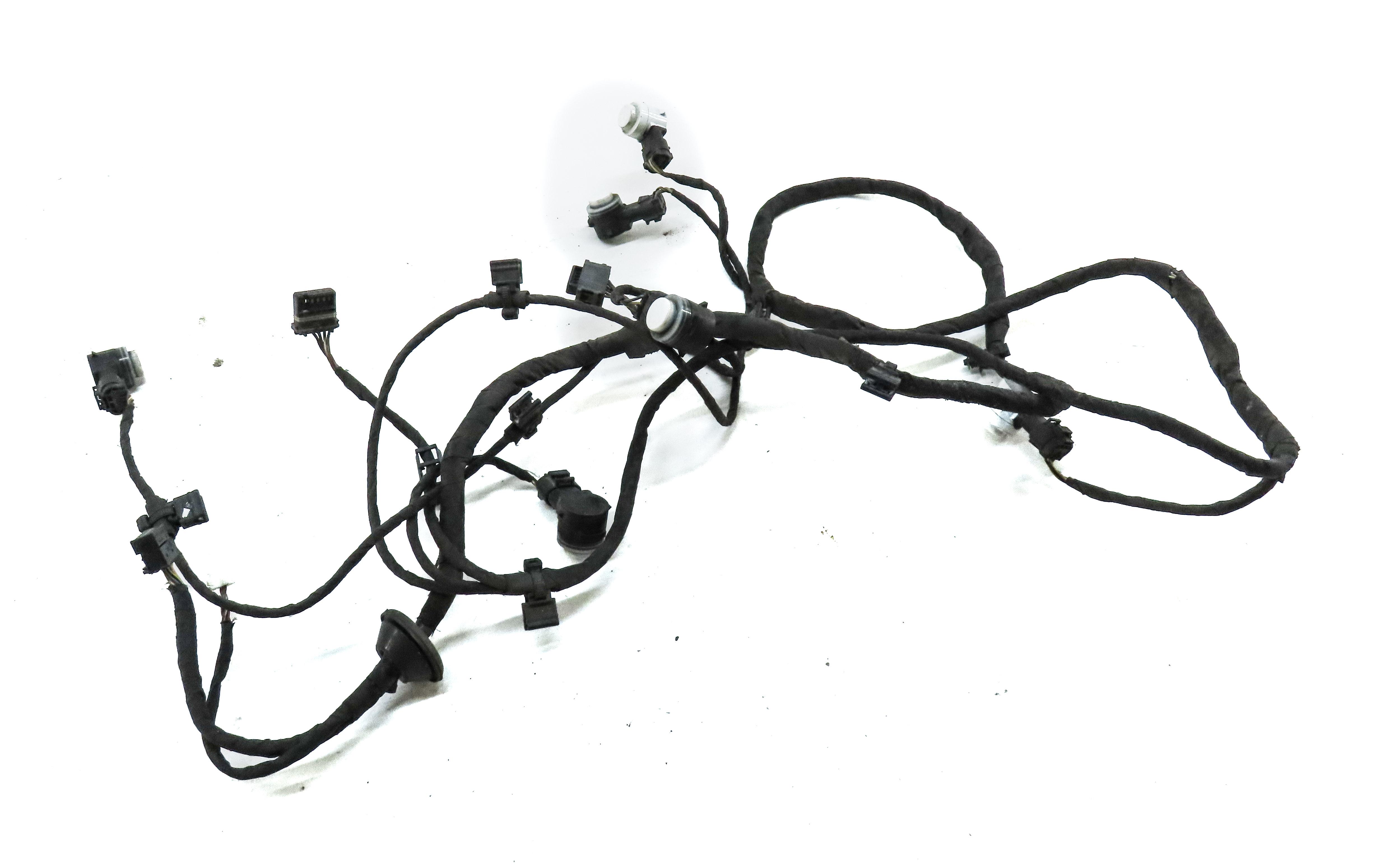 2014 CLASS SEDAN (W212) REAR PARK ASSIST PDC SENSOR SET4 (WHITE) w/ HARNESS — exact item pictured