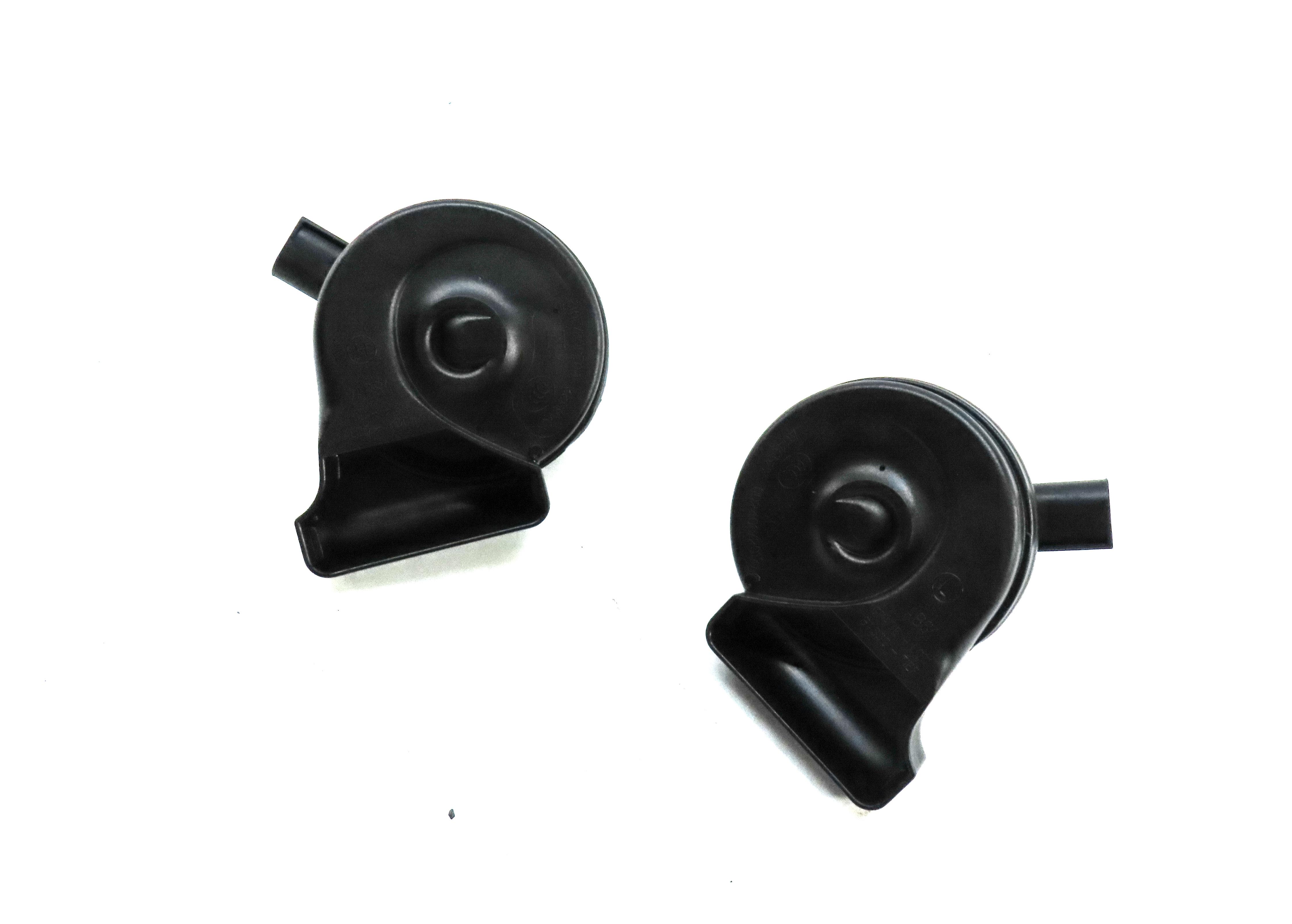 08-18 MERCEDES C E GLK CLS CLASS (C218 W204 W212 X204) HIGH & LOW TONE HORN SET — exact item pictured