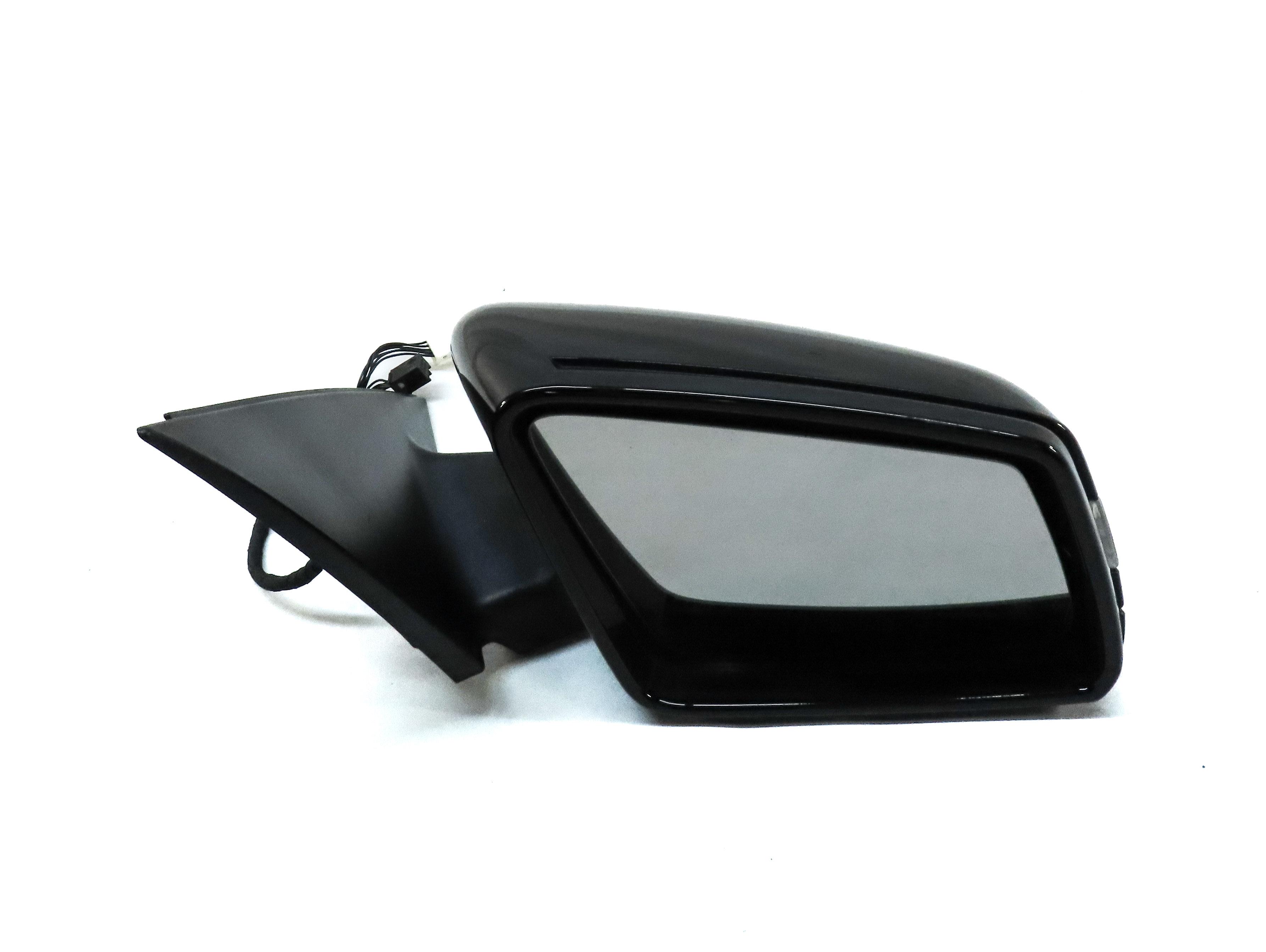 12-14 MERCEDES C CLASS (W204) RIGHT DOOR MIRROR HEATED MEMORY AUTODIM (BLACK) — exact item pictured