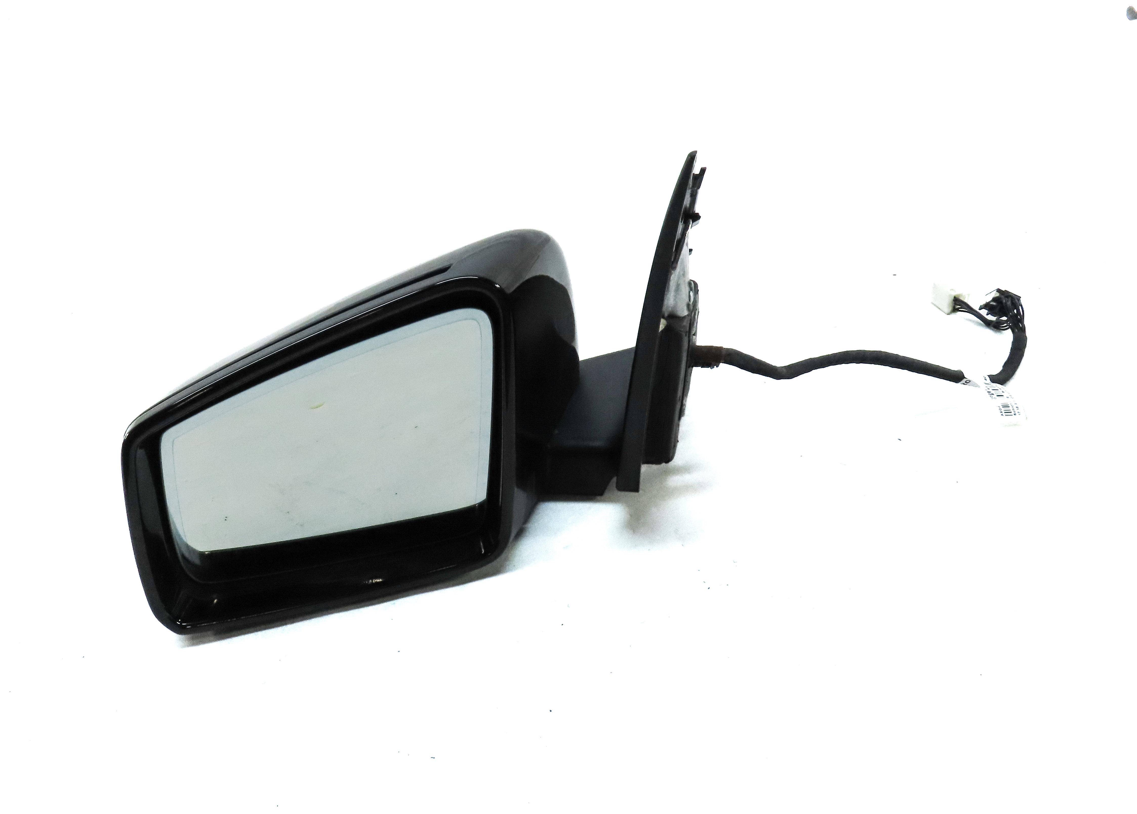 2012-2014 MERCEDES C CLASS (W204) LEFT DOOR MIRROR HEATED MEMORY AUTODIM (BLACK) — exact item pictured