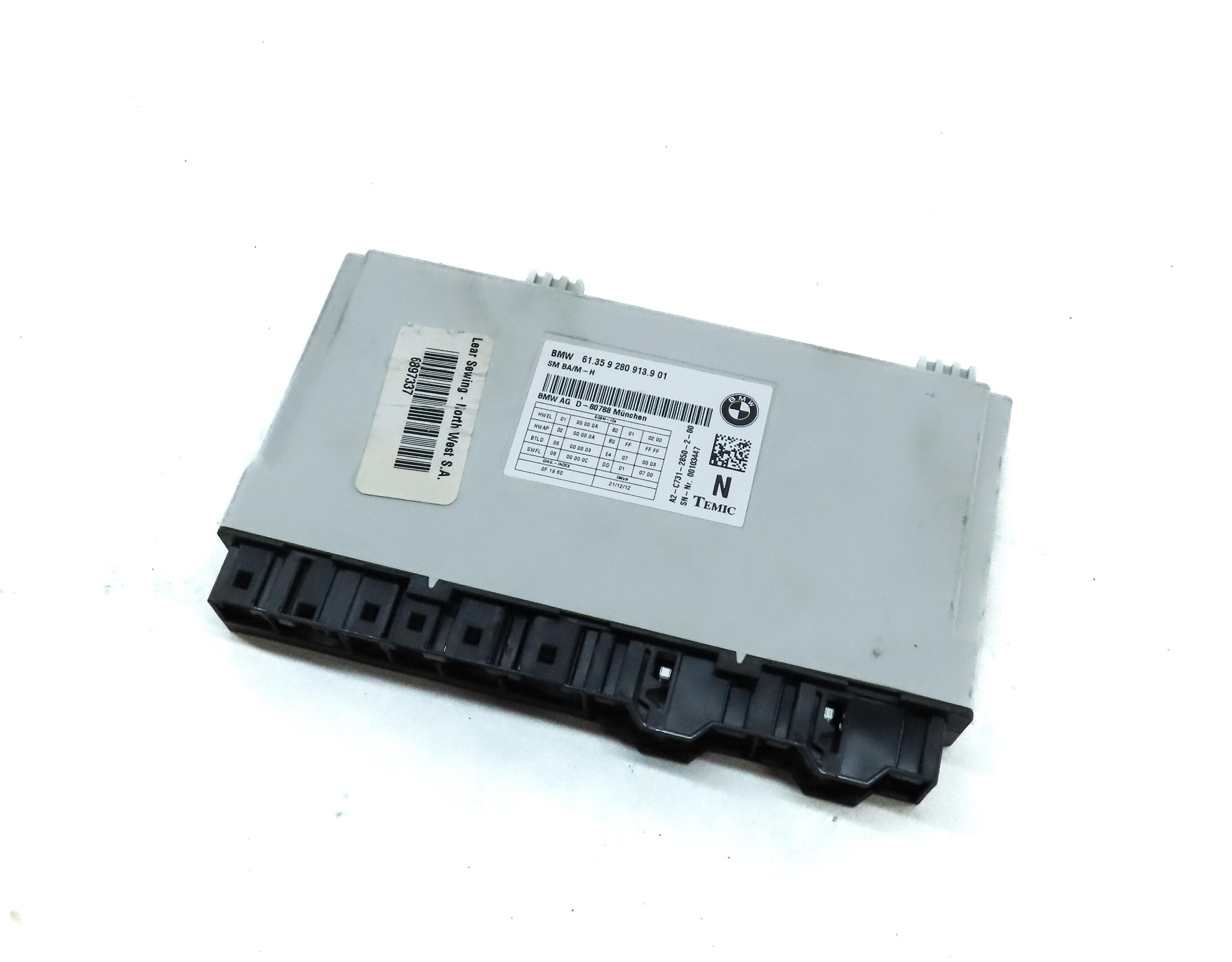 12-19 BMW 328i 335i 535i 550i 750i M5 M6 X3 X4 - LEFT FRONT DRIVER SEAT MODULE — exact item pictured