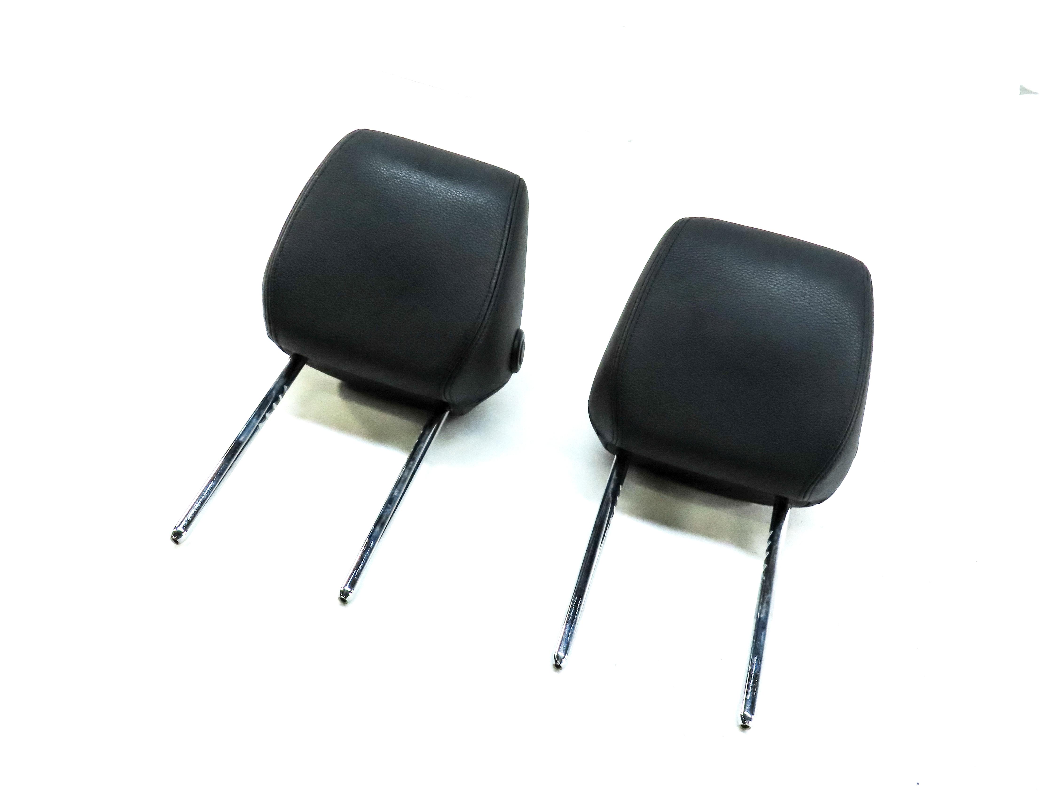 2013-2020 BMW 3 4 SERIES (F30 F32) FRONT LEFT & RIGHT SEAT HEADREST SET (BLACK) — exact item pictured