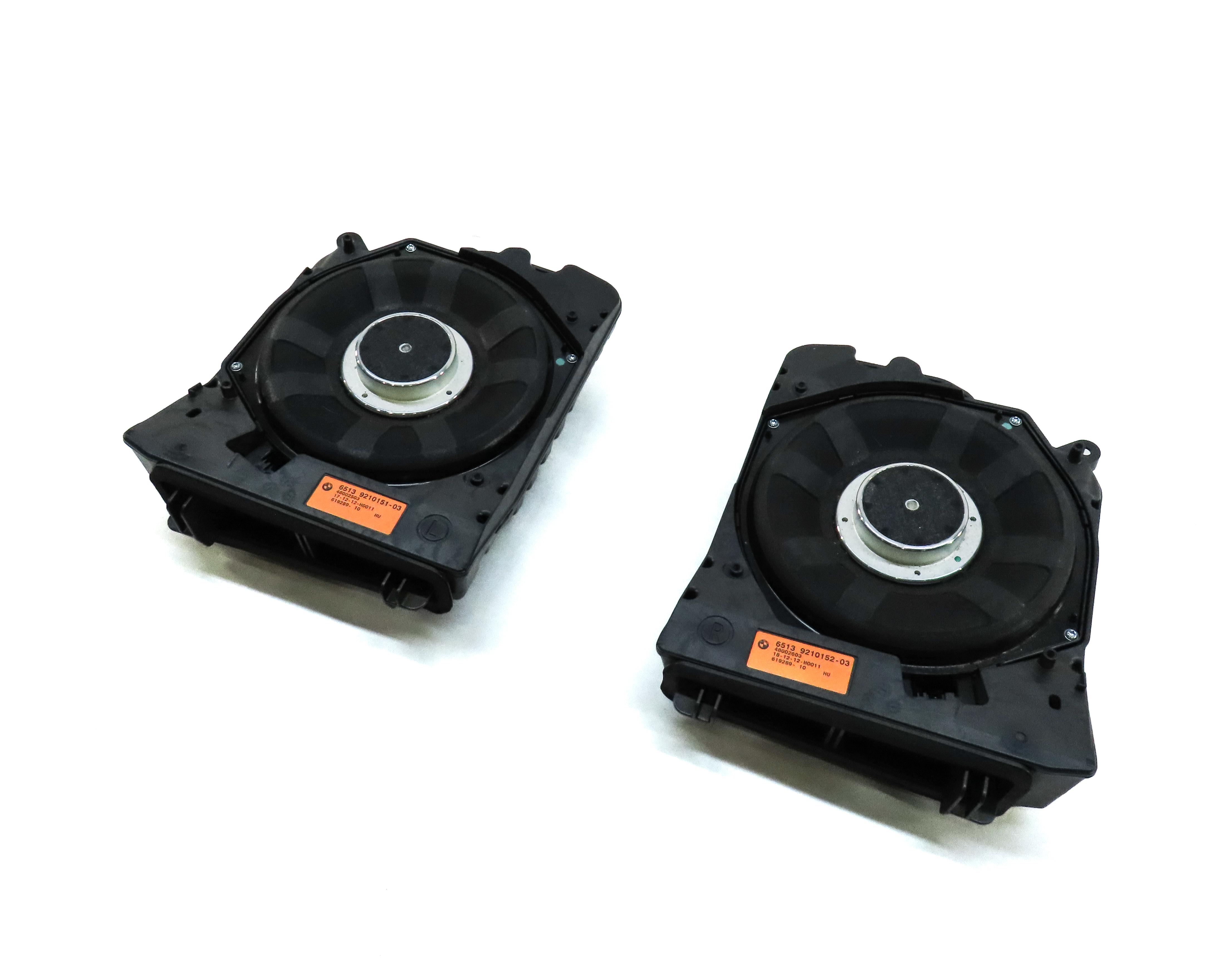 2013 BMW 335i SEDAN (F30) LEFT & RIGHT RADIO STEREO SUBWOOFER SPEAKER SET 2 — exact item pictured