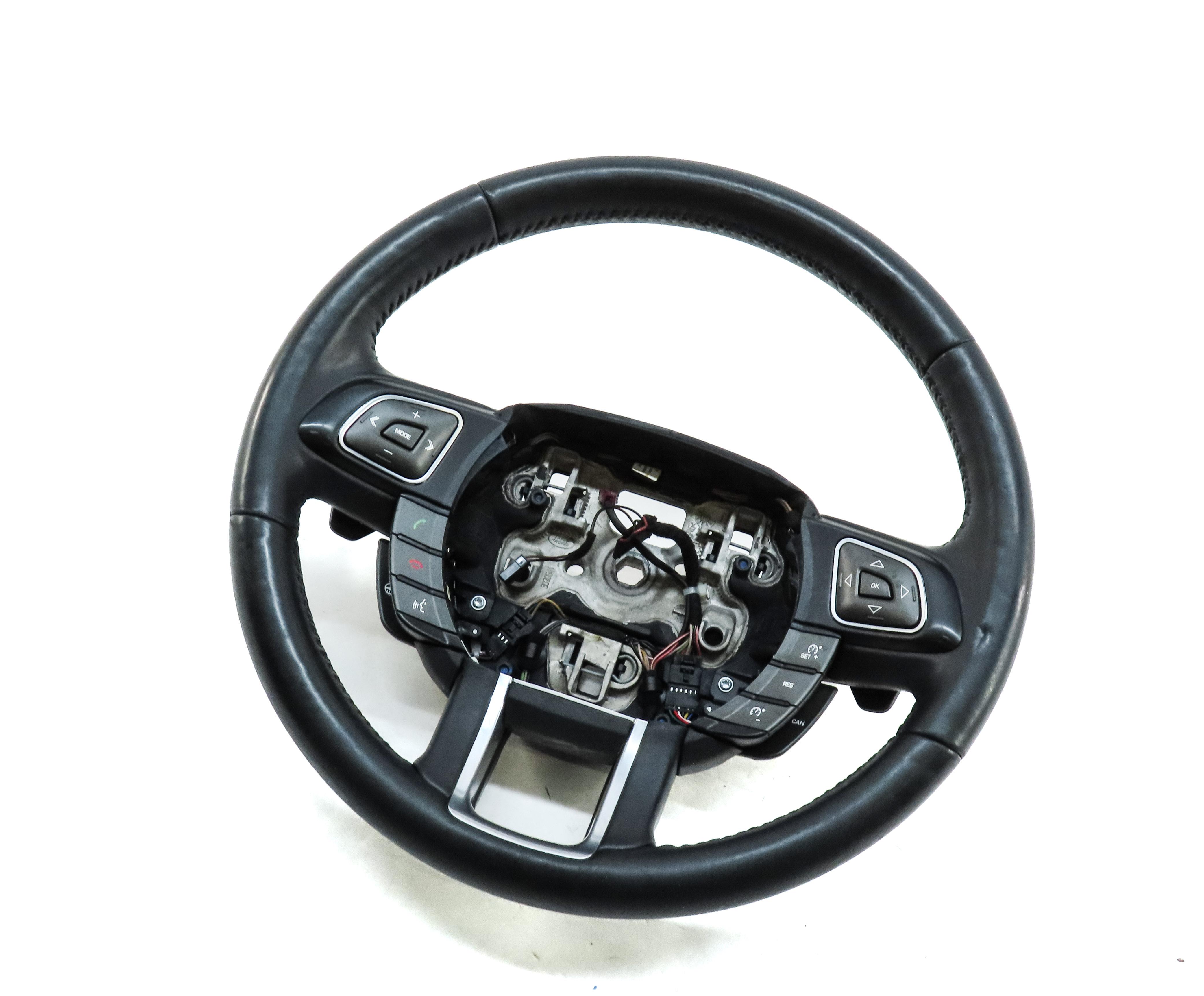 12-19 RANGE ROVER EVOQUE L538 HEATED SPORT STEERING WHEEL w/ SWITCHES & PADDLES — exact item pictured