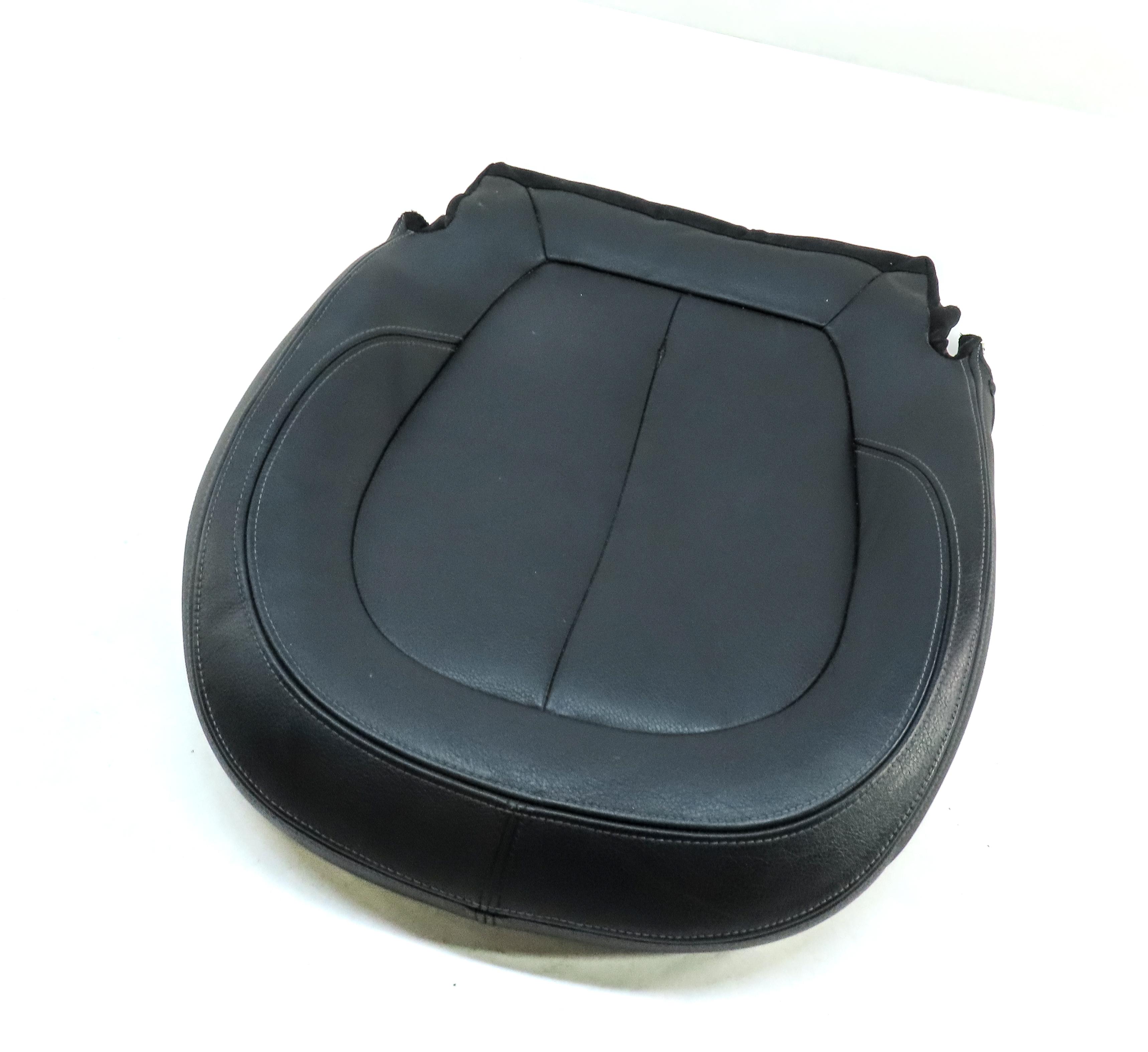 2016 BMW X1 F48 FRONT LEFT LOWER STANDARD HEATED SEAT CUSHION (BLACK PERFORATED) — exact item pictured