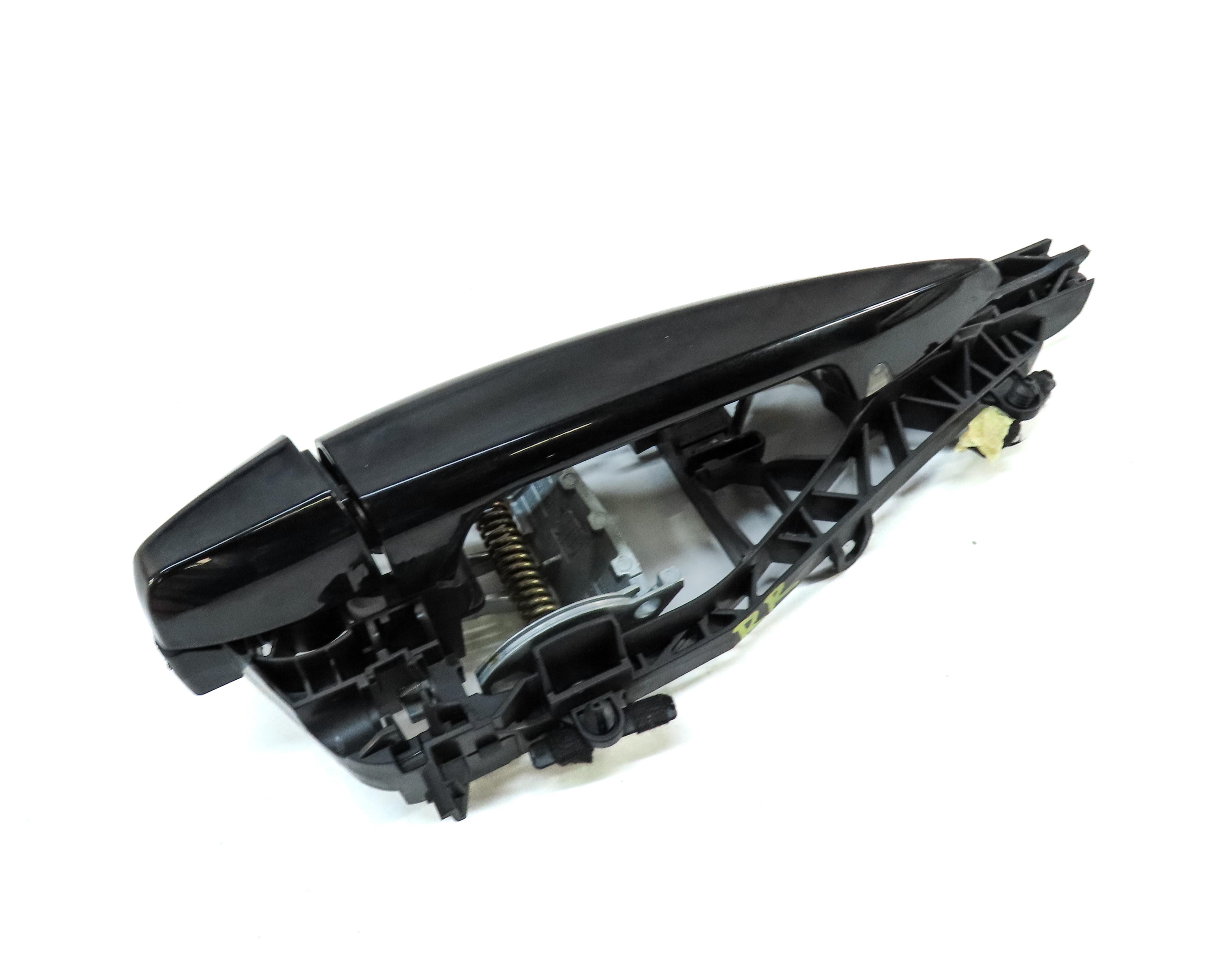 2016-2021 BMW X1 X2 (F39 F48) RIGHT REAR DOOR HANDLE w/ LIGHT (BLACK SAPPHIRE) — exact item pictured
