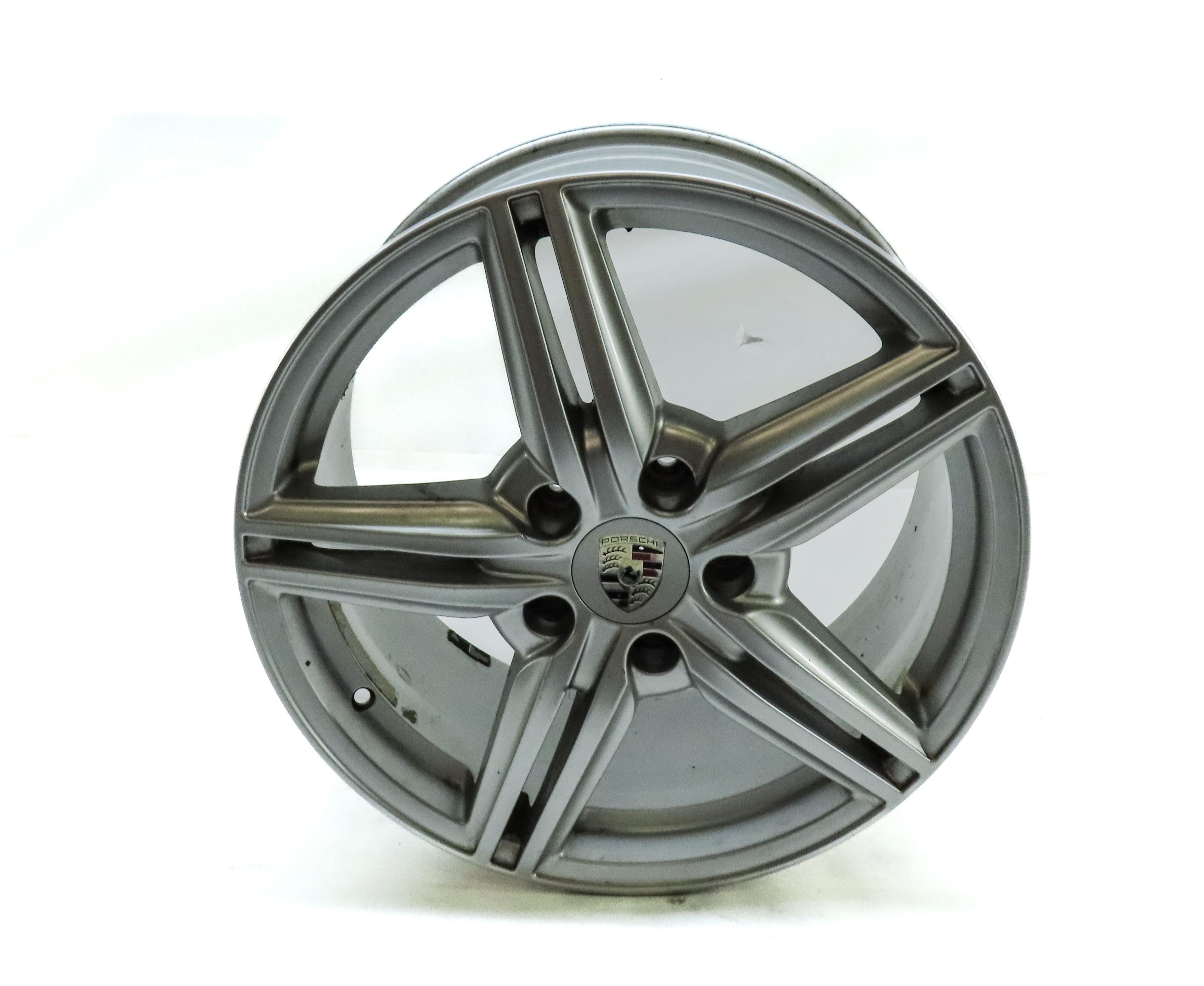 2011-2018 PORSCHE CAYENNE (958) 19x8.5 - ALUMINUM ALLOY 5 DOUBLE SPOKE WHEEL RIM — exact item pictured