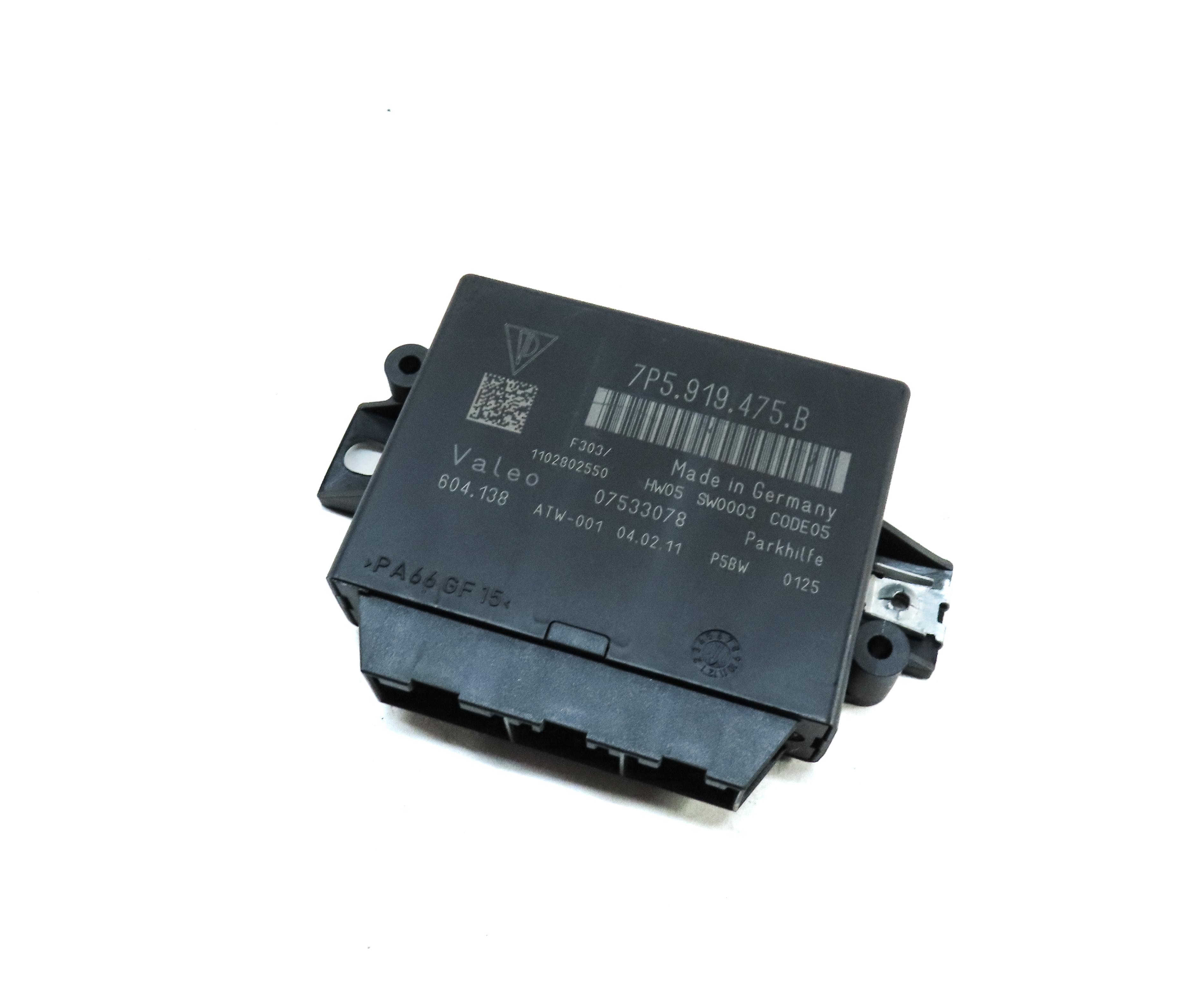 2011-2012 PORSCHE CAYENNE (958) PDC PARK DISTANCE ASSIST CONTROL MODULE — exact item pictured