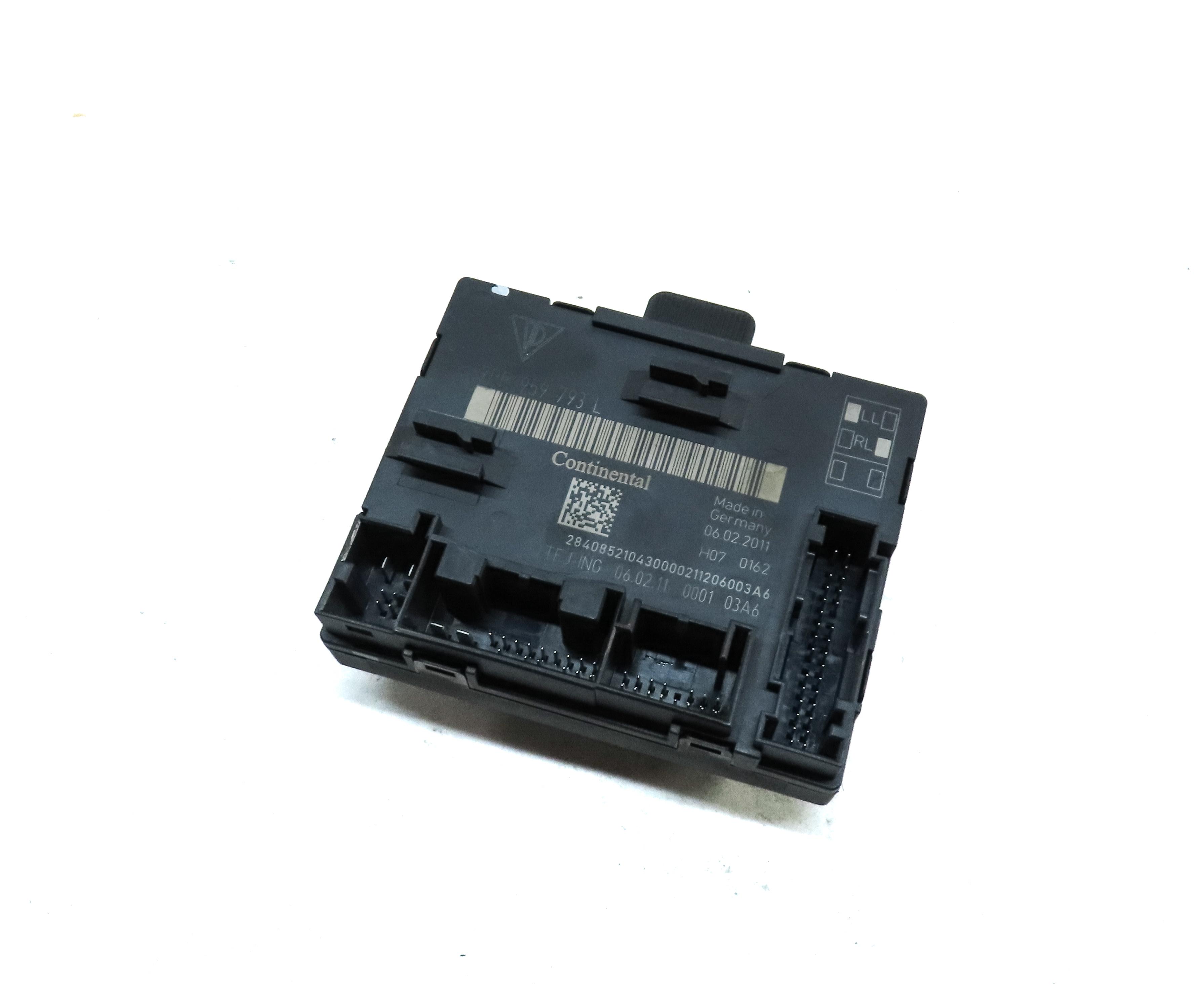 2011 PORSCHE CAYENNE (958) FRONT LEFT DRIVER DOOR CONTROL MODULE 7PP959793L — exact item pictured