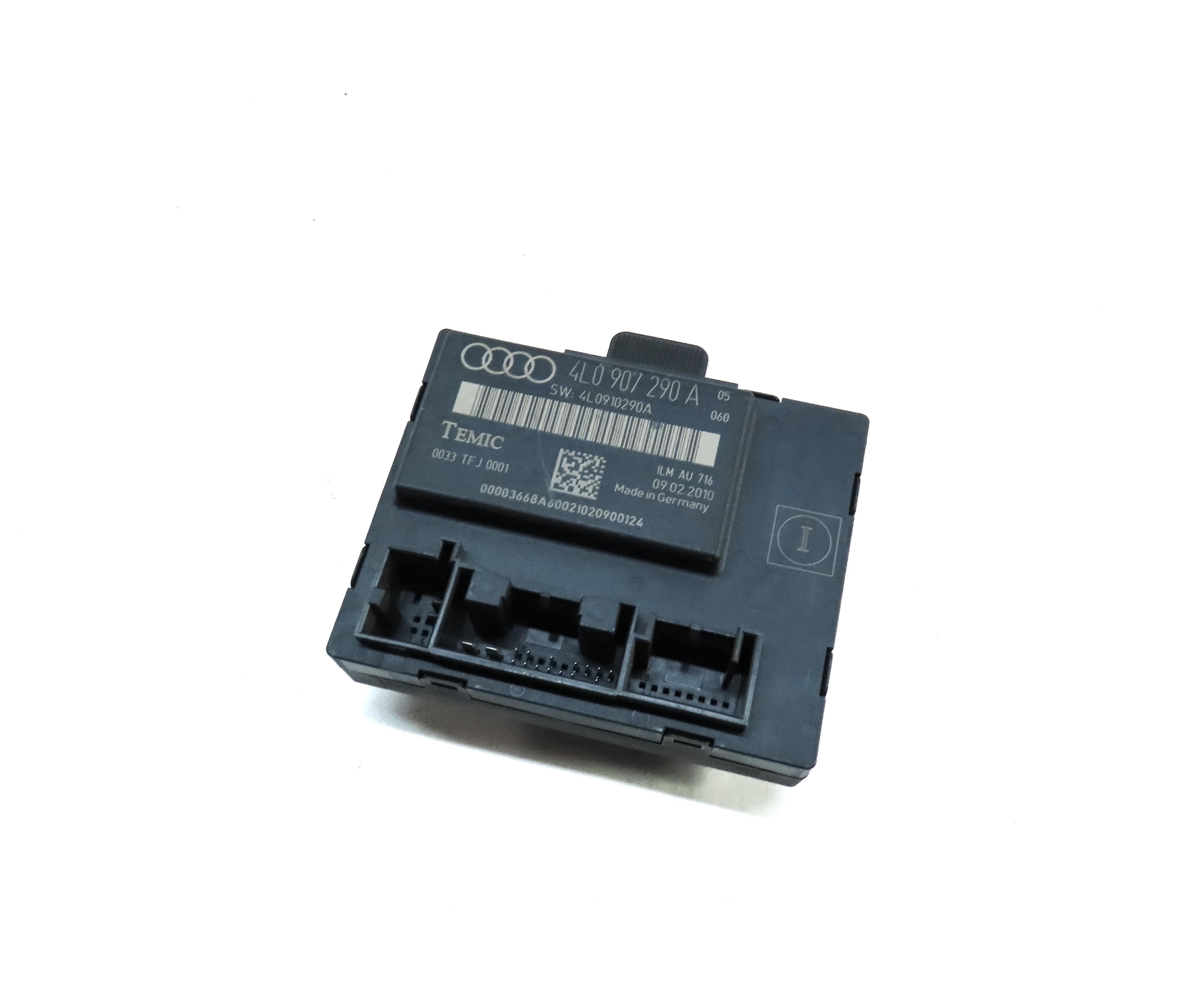 2011 PORSCHE CAYENNE (958) FRONT RIGHT PASSENGER DOOR CONTROL MODULE 4L0907290A — exact item pictured