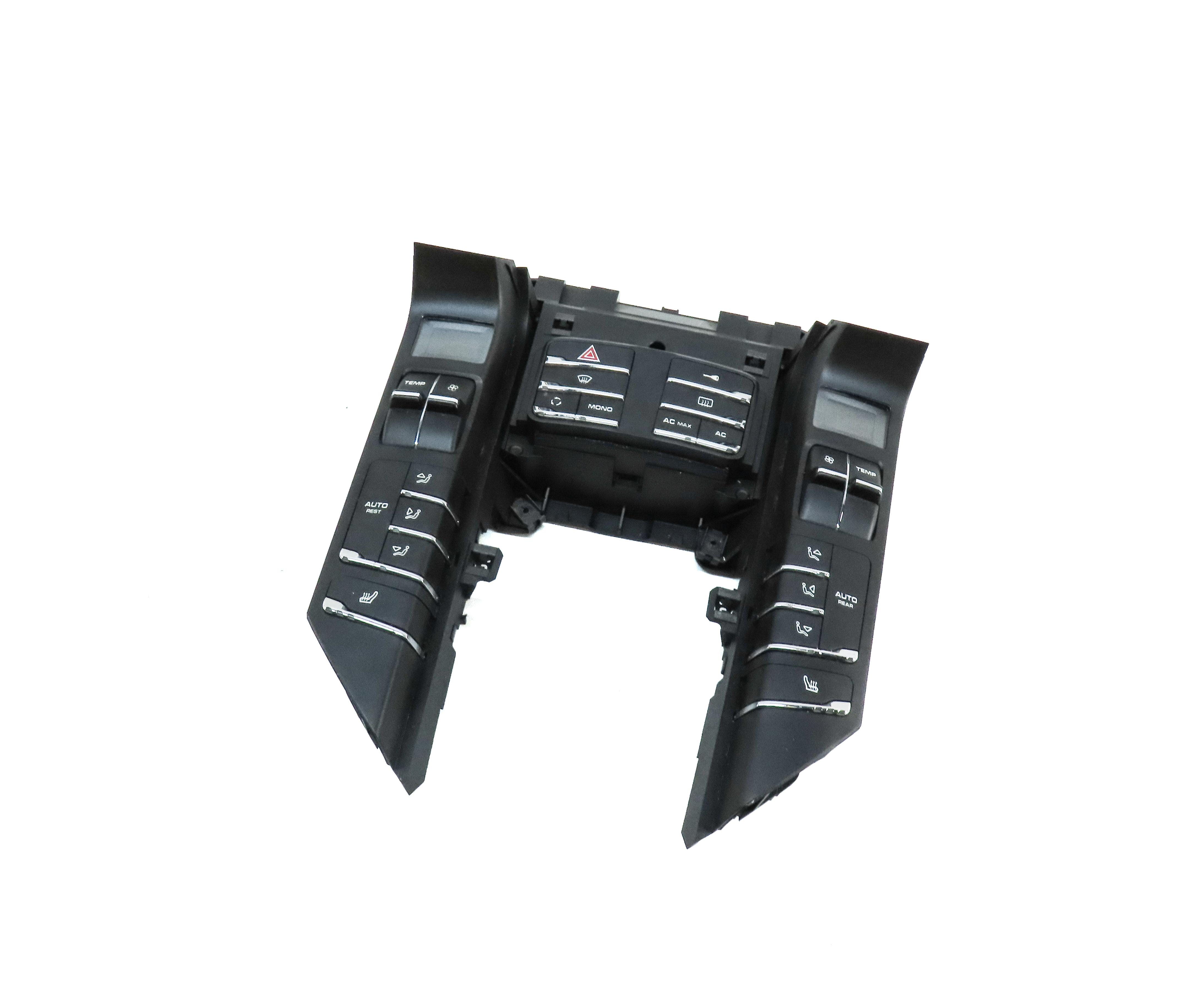 11-18 PORSCHE CAYENNE 958 FRONT A/C HEATER CLIMATE CONTROL 4 ZONE w/ HEATED SEAT — exact item pictured