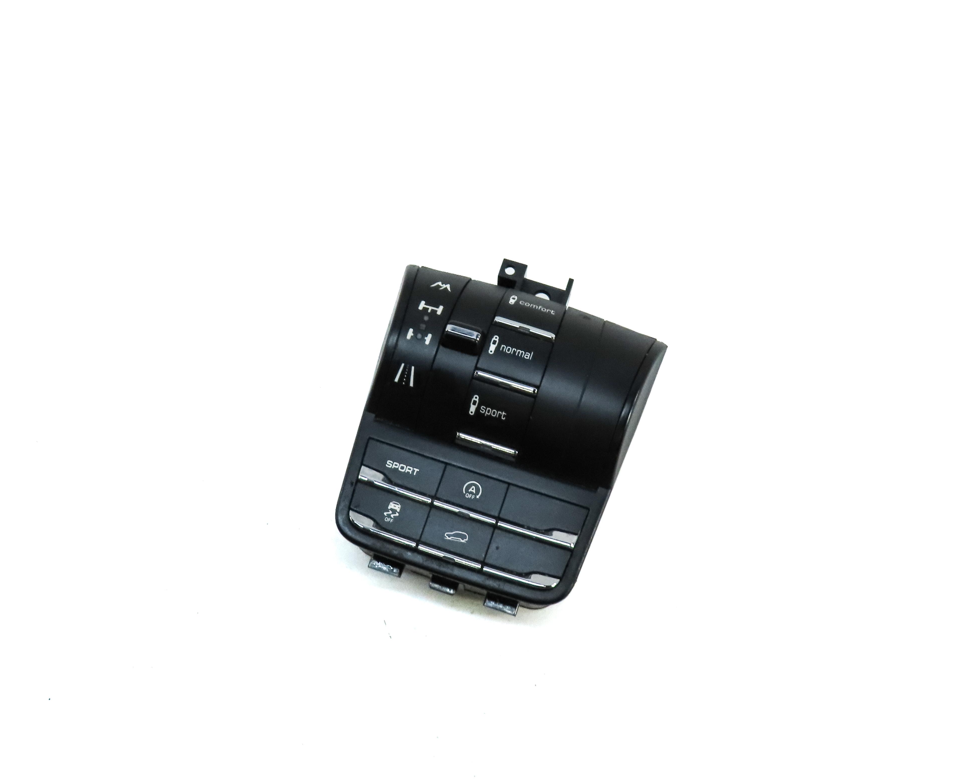 2011 PORSCHE CAYENNE (958) TRANSFER CASE SELECTOR SWITCH BUTTON PANEL 7P5927521S — exact item pictured