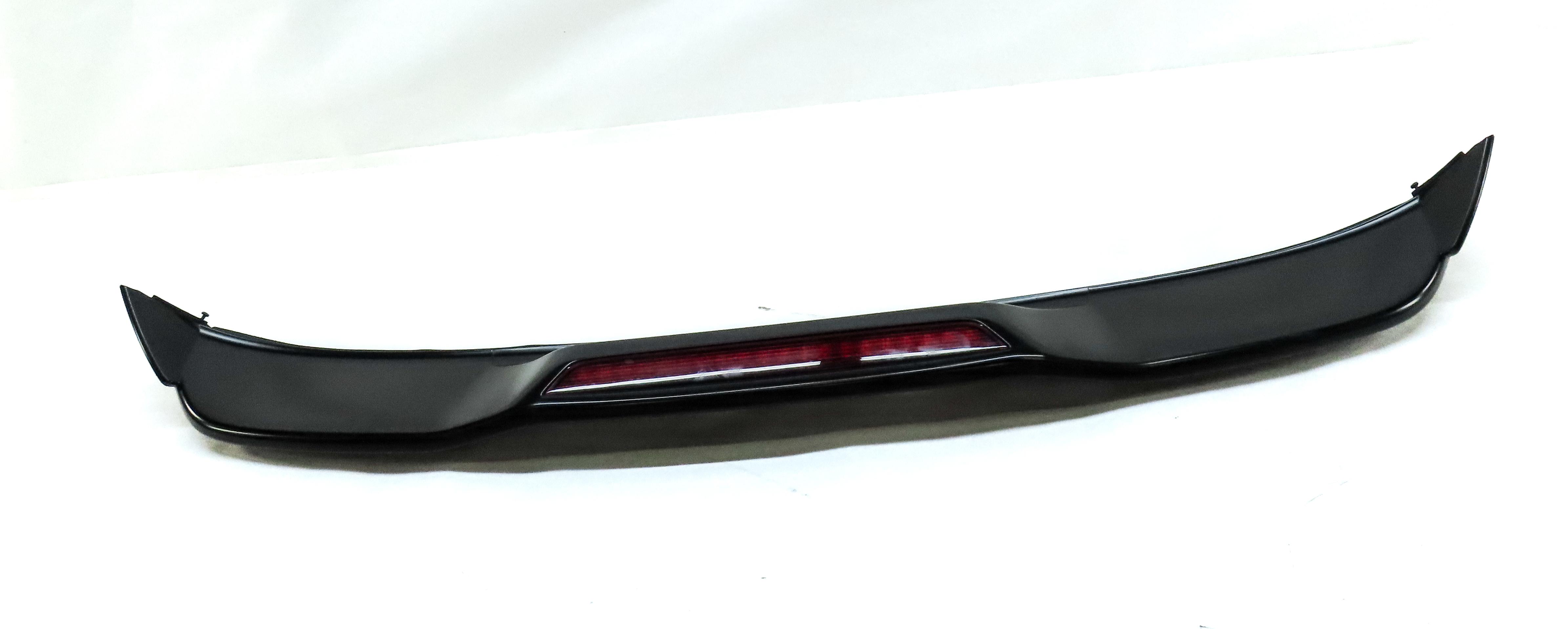 2011-2014 PORSCHE CAYENNE (958) REAR SPOILER WING w/ 3rd BRAKE LIGHT (BLACK) — exact item pictured