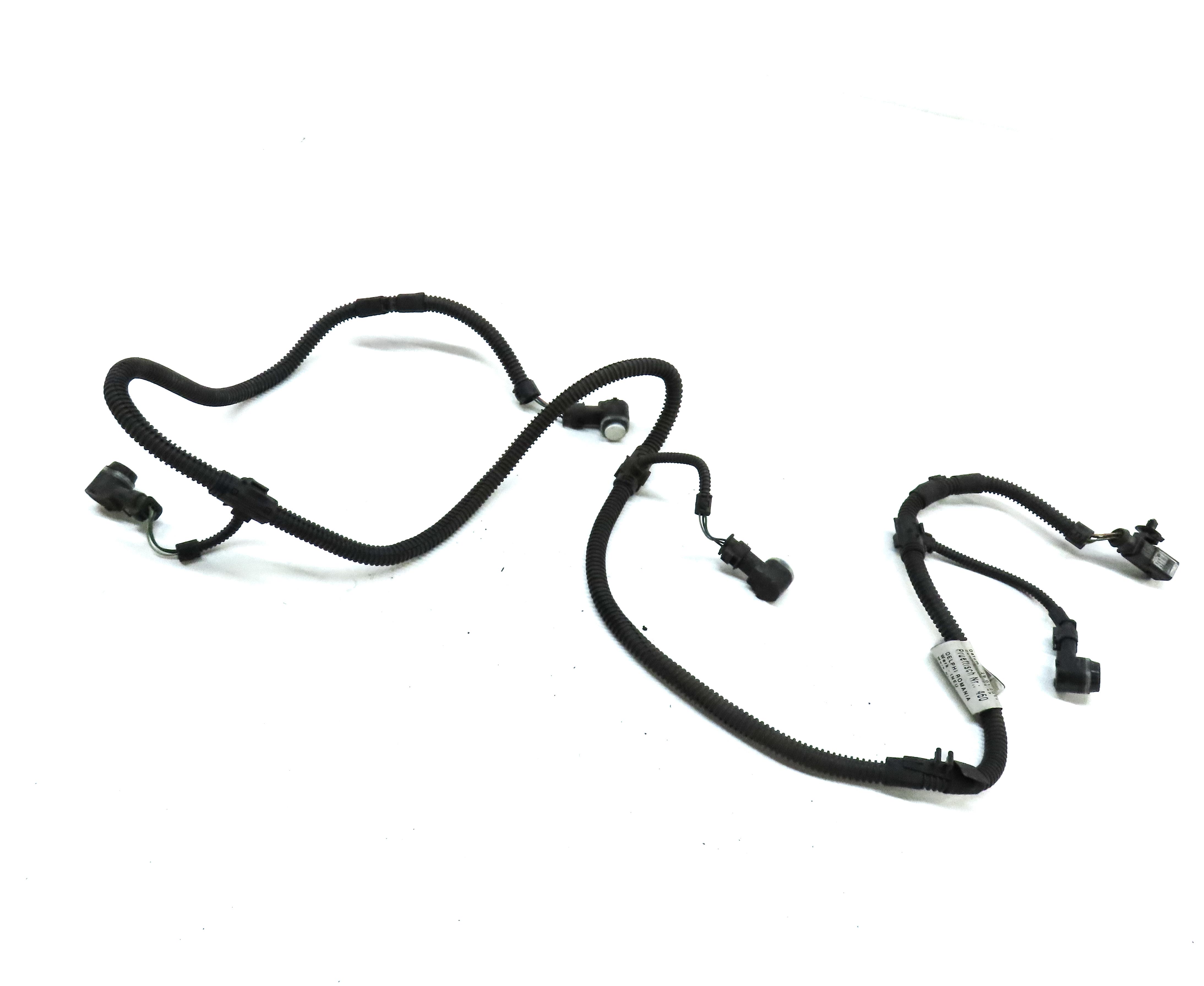 2011 PORSCHE CAYENNE 958 REAR PARK ASSIST PDC SENSOR SET4 (SAND WHITE) & HARNESS — exact item pictured