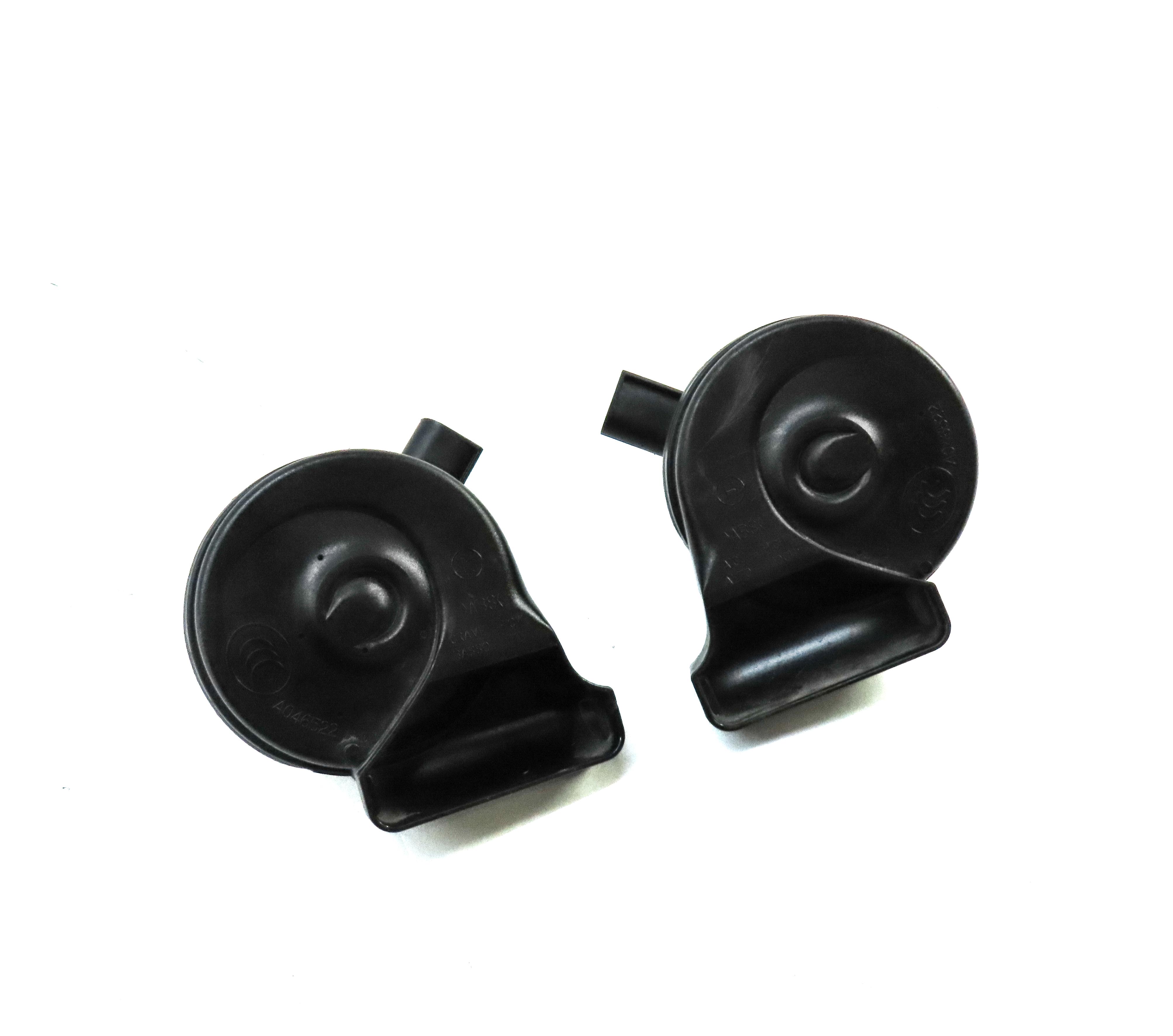 08-18 MERCEDES C E GLK CLS CLASS (C218 W204 W212 X204) HIGH & LOW TONE HORN SET — exact item pictured