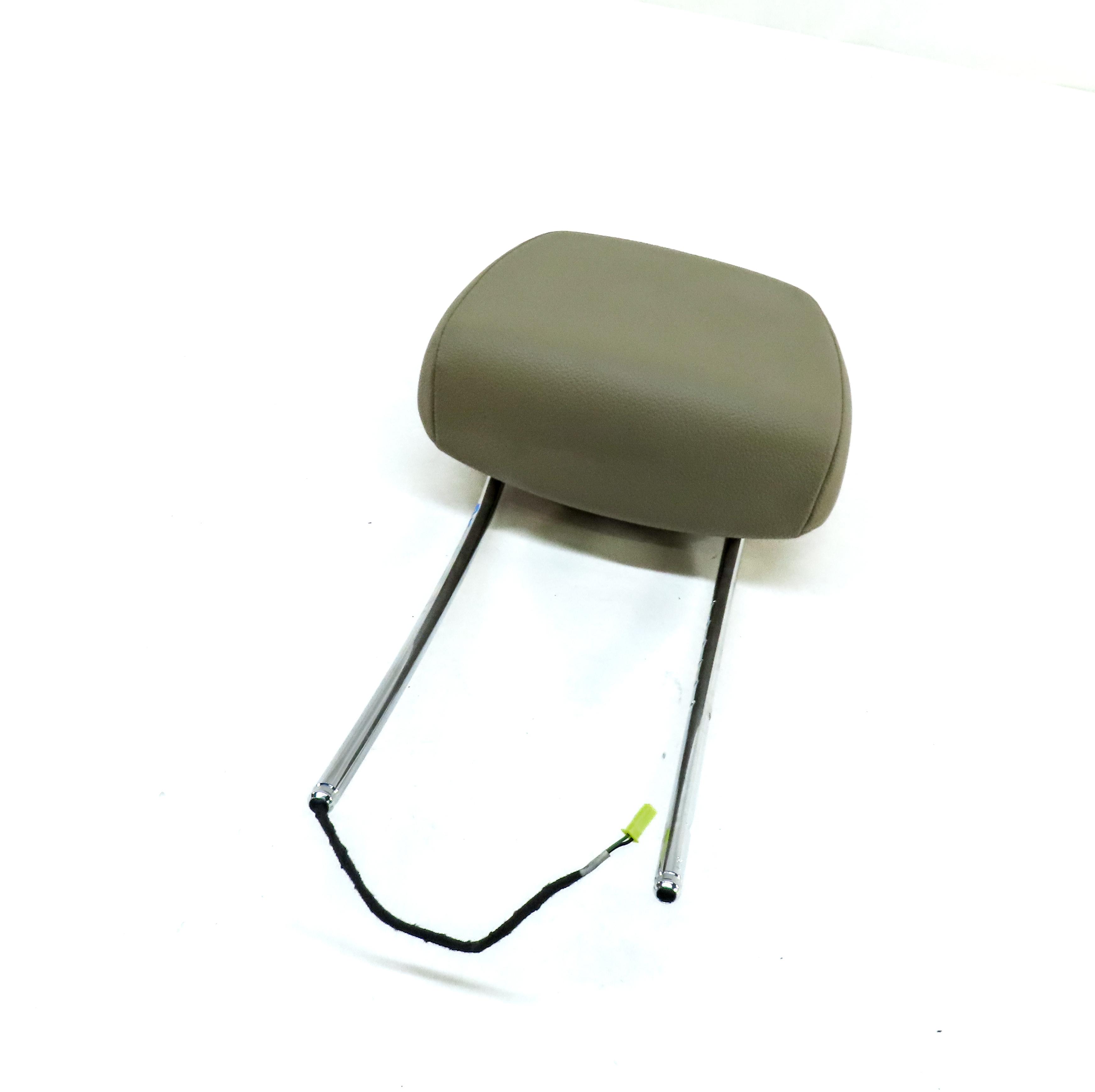 13-14 MERCEDES C CLASS (W204) FRONT LEFT OR RIGHT ACTIVE SEAT HEADREST (BEIGE) — exact item pictured