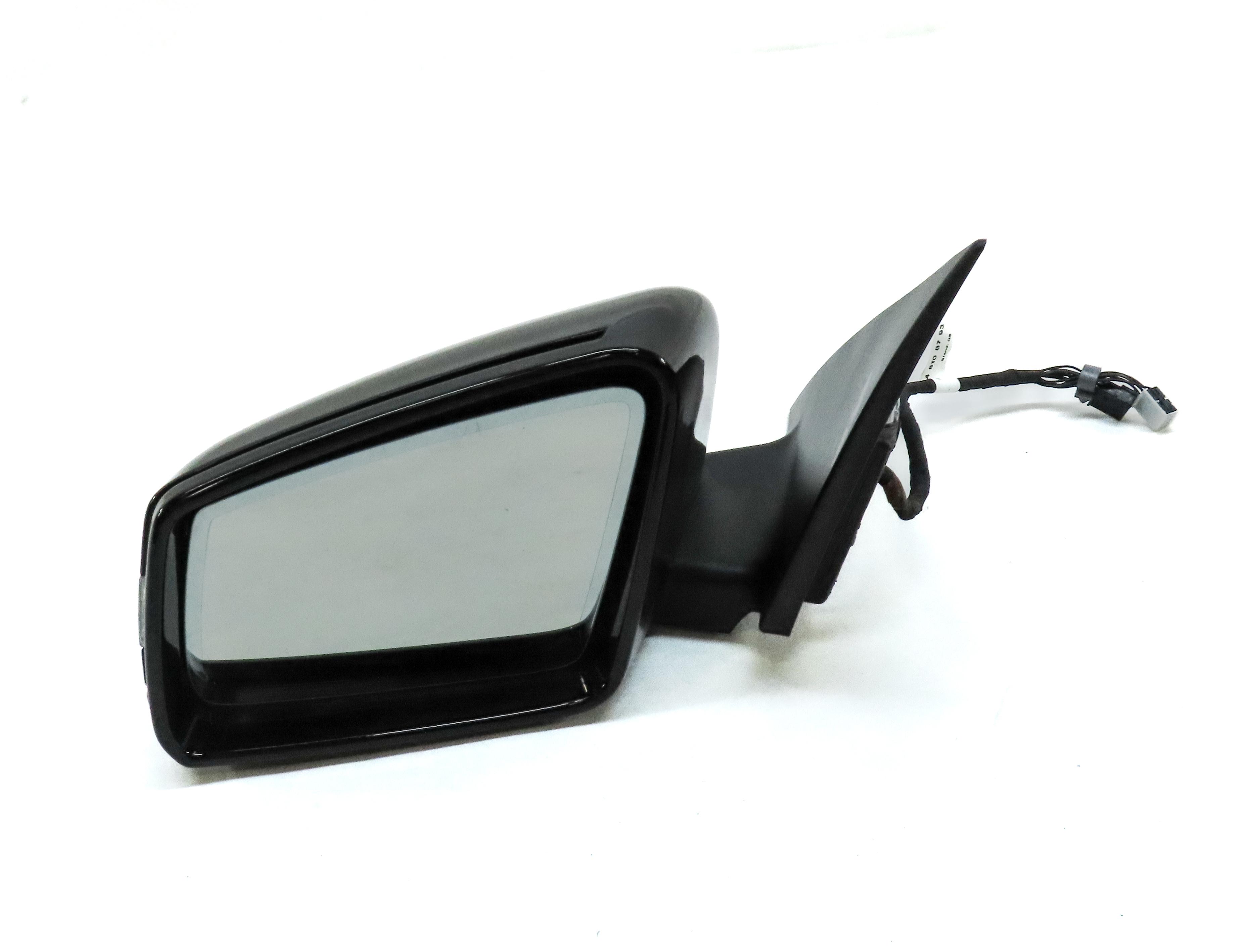 12-14 MERCEDES C250 (W204) LEFT DRIVER HEATED AUTODIM MEMORY DOOR MIRROR (BLACK) — exact item pictured