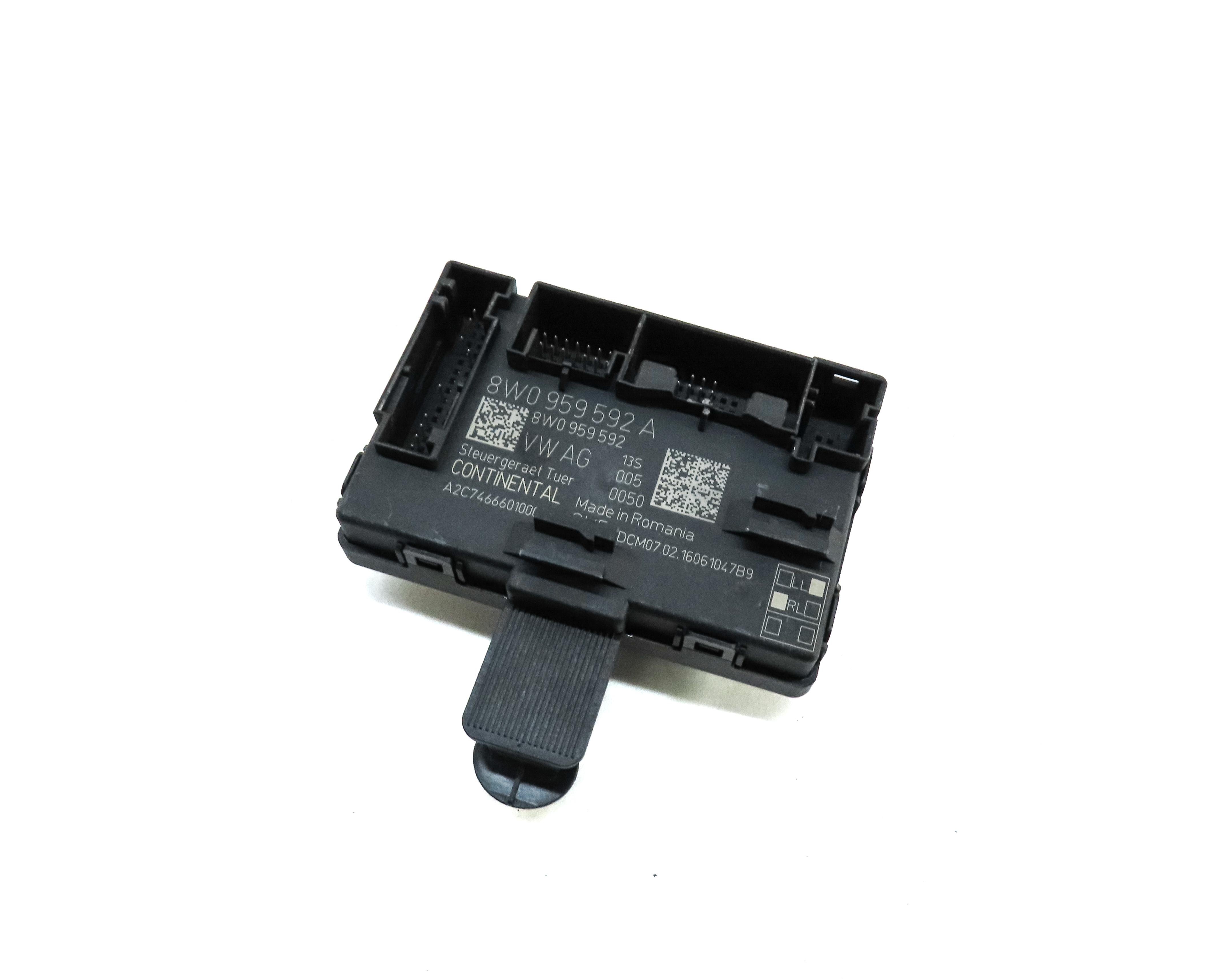 2017 AUDI A4 (B9 8W) FRONT RIGHT PASSEGNER DOOR CONTROL MODULE — exact item pictured