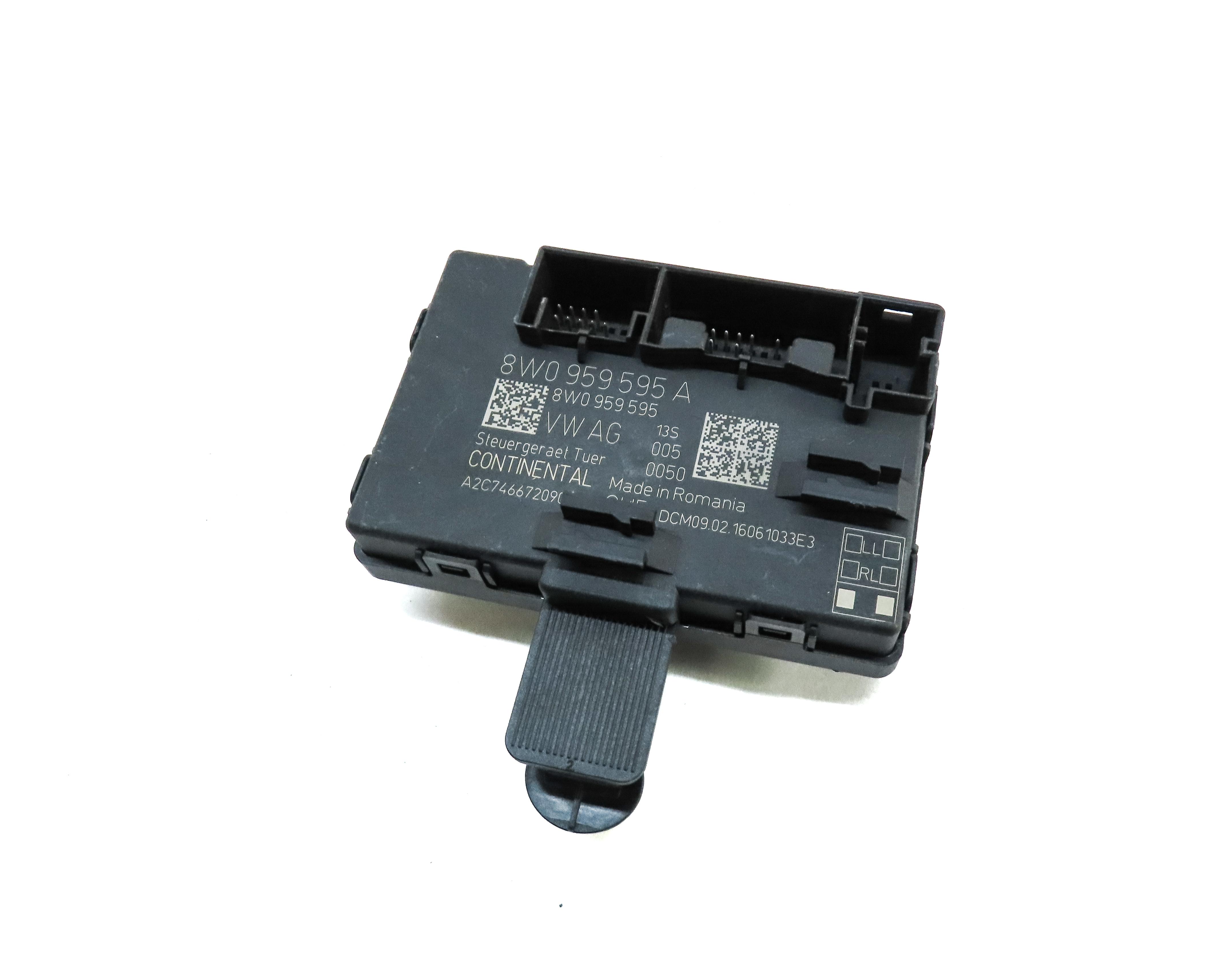 2017 AUDI A4 (B9 8W) REAR LEFT DOOR CONTROL MODULE — exact item pictured