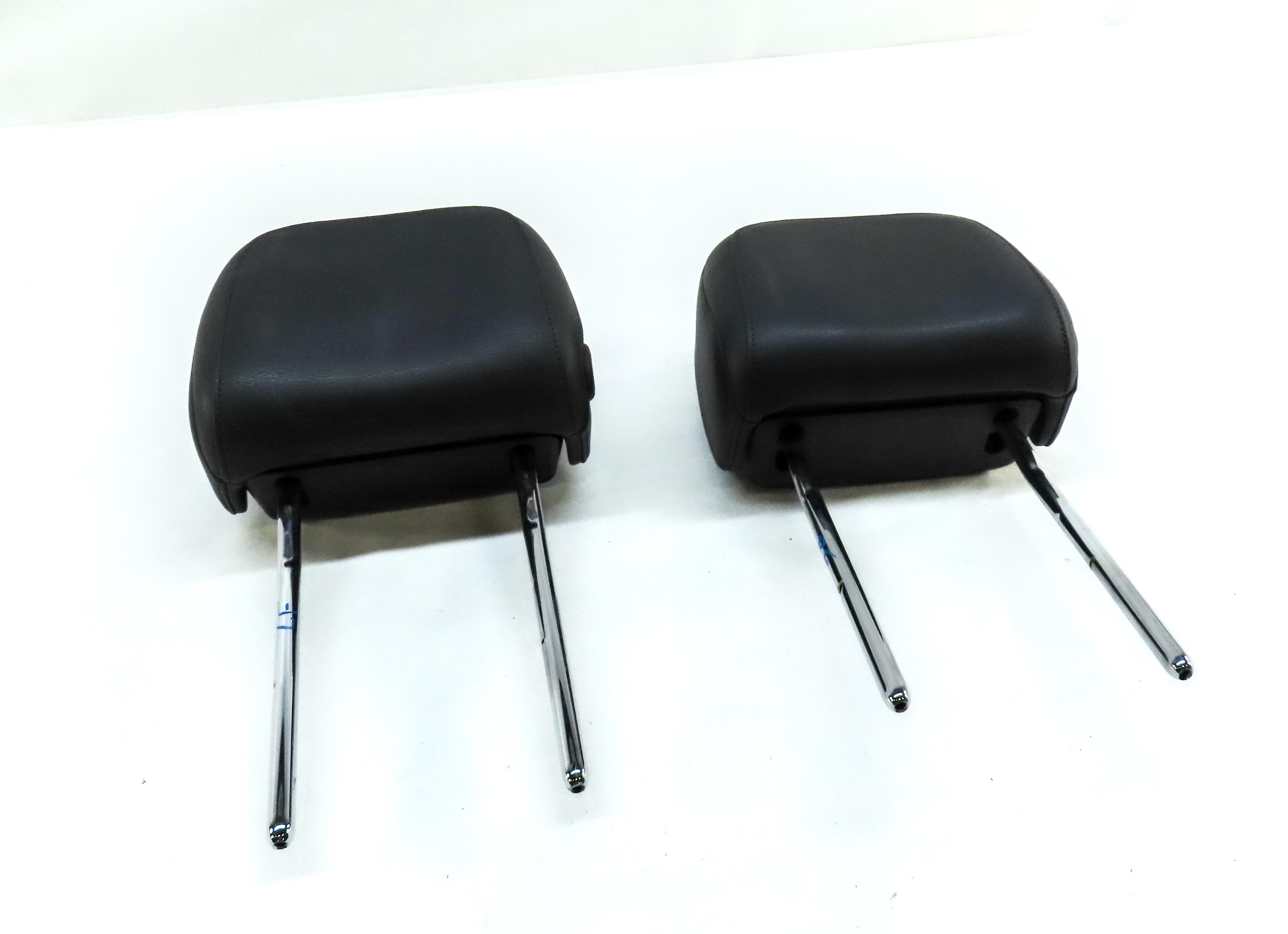 2017-2019 AUDI A4 A5 S5 (B9 F5 8W 8WS) FRONT LEFT & RIGHT HEADREST SET-2 (BLACK) — exact item pictured