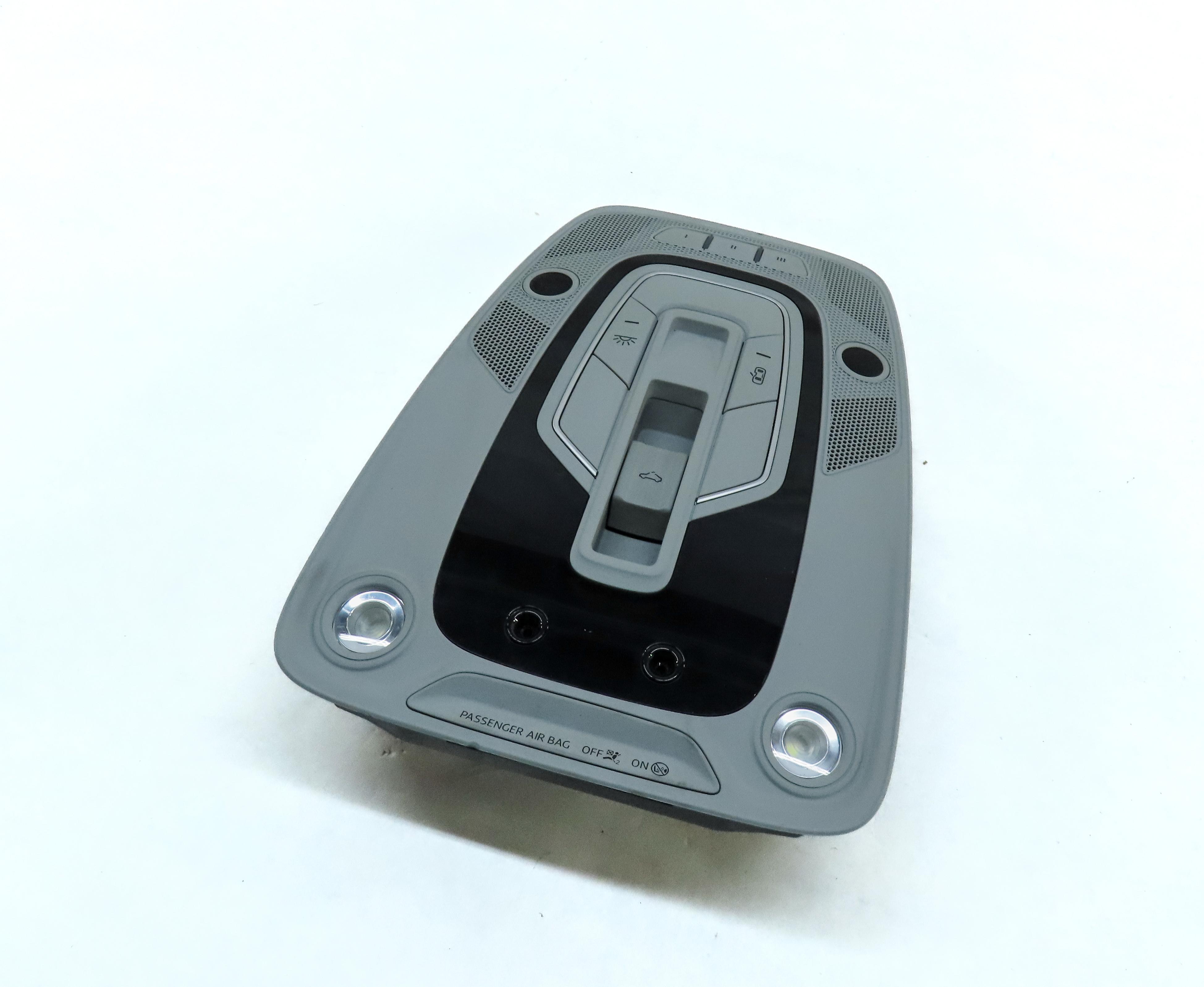 2017 AUDI A4 (B9 8W) FRONT INTERIOR MAP READING DOMELIGHT DOME LIGHT LAMP (GRAY) — exact item pictured