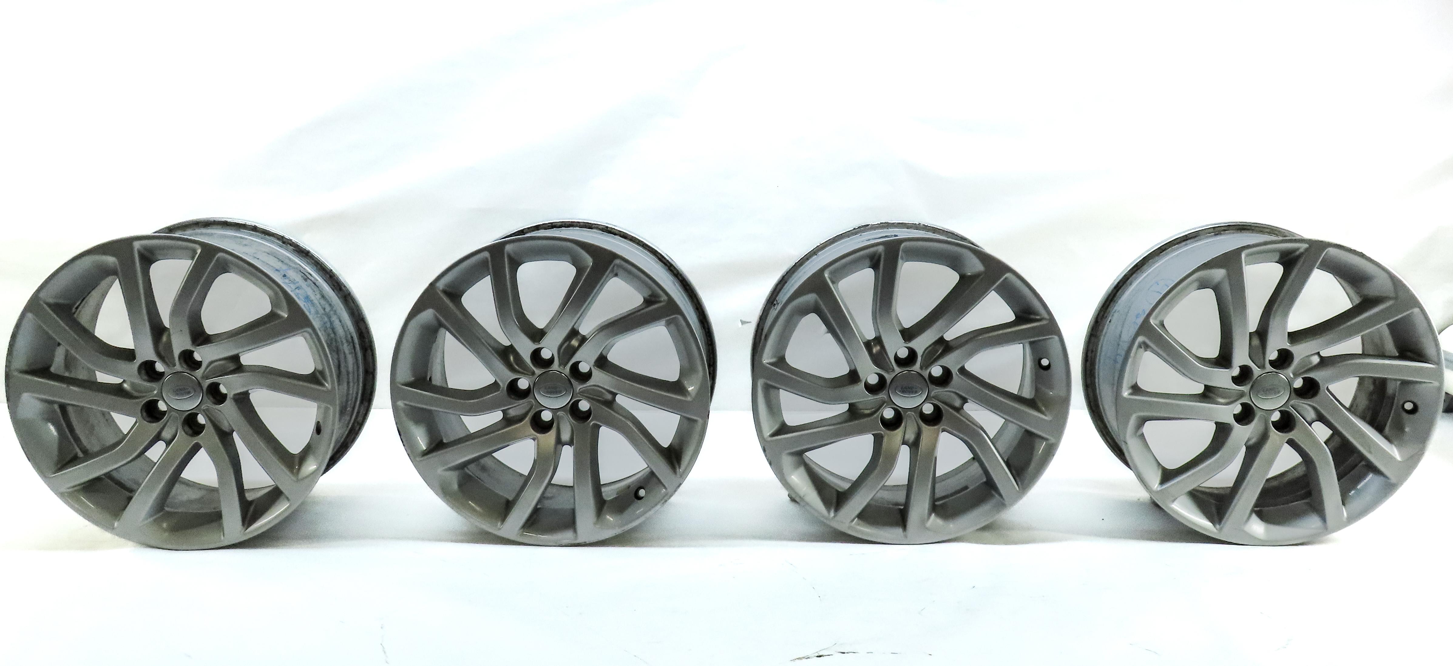 16-19 LAND ROVER DISCOVERY SPORT L550 18x8 INCH ANGLED V 5 SPOKE WHEEL RIM SET 4 — exact item pictured