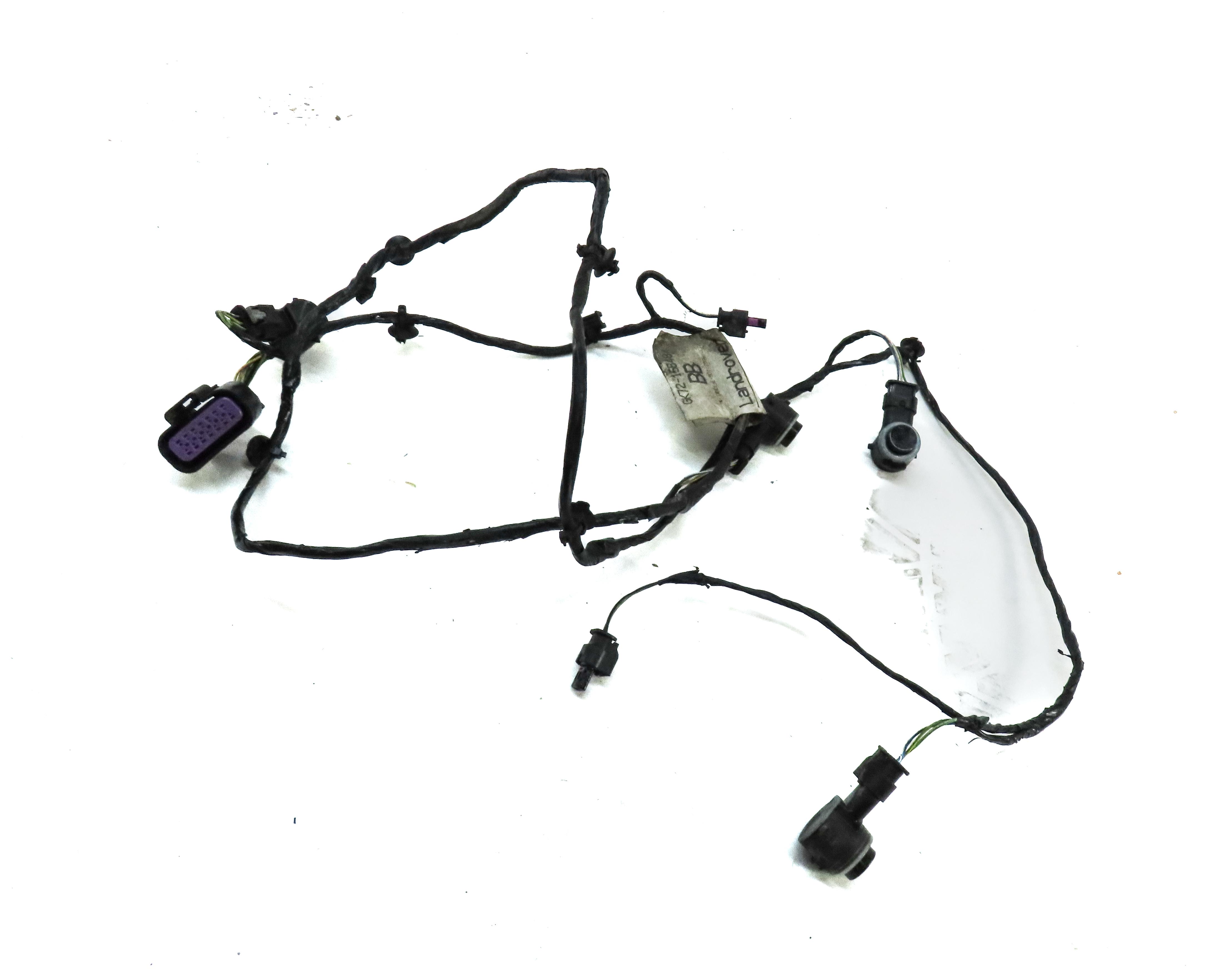 2016 DISCOVERY SPORT (L550) REAR PARK ASSIST PDC SENSOR SET4 (BLACK) w/ HARNESS — exact item pictured