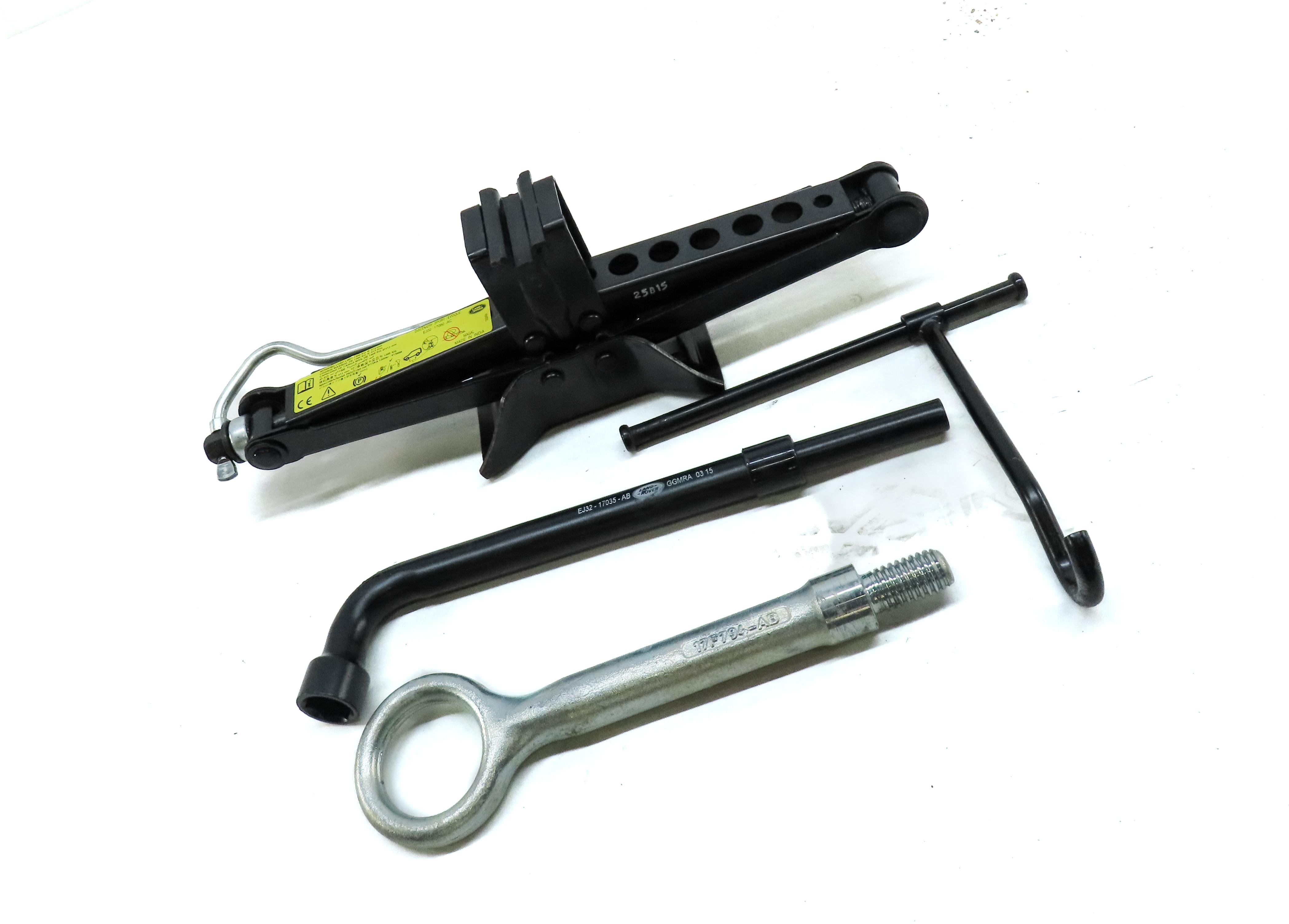 2015-2022 LAND ROVER DISCOVERY SPORT (L550) SPARE TIRE JACK LUG WRENCH TOOL SET — exact item pictured