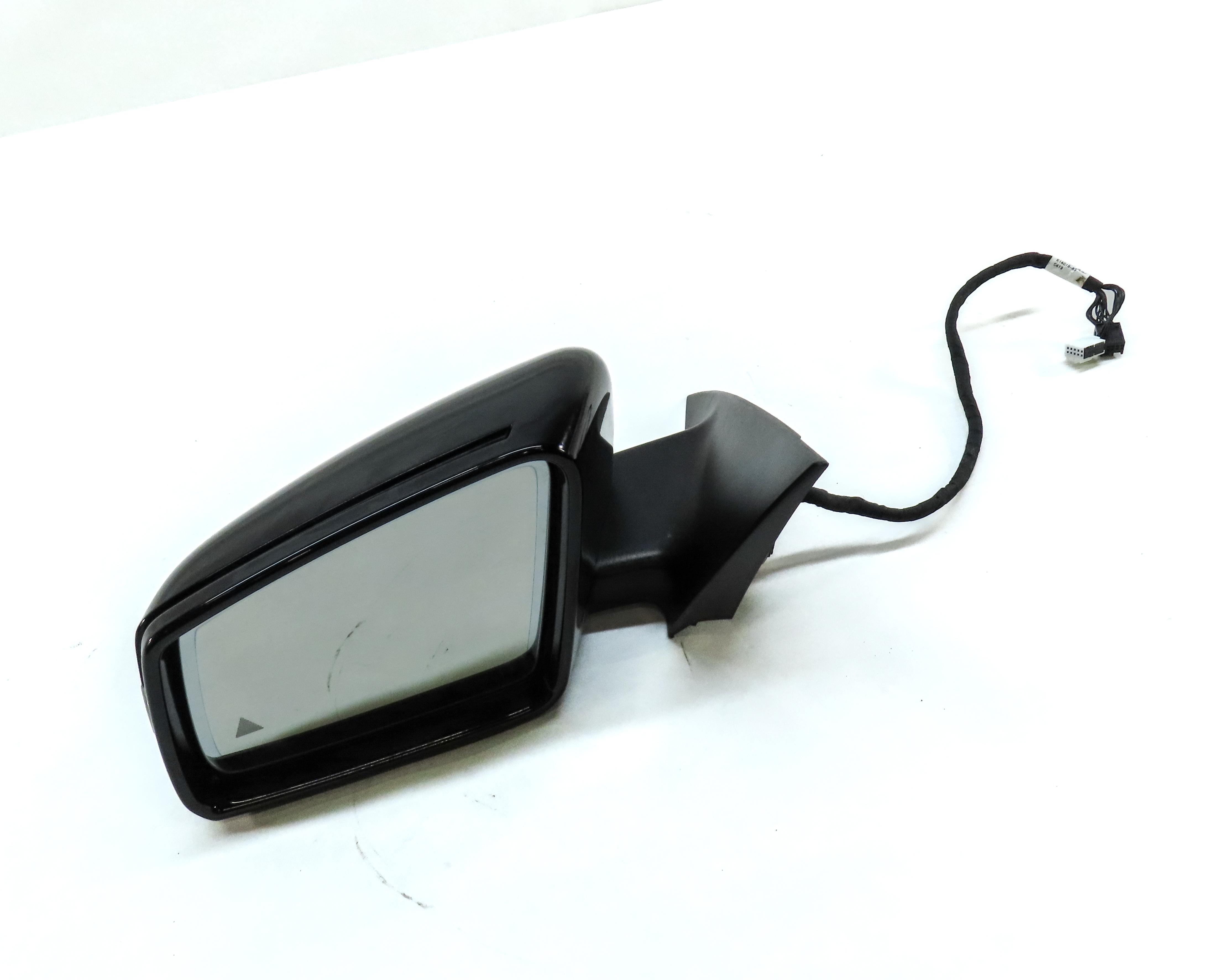 2014-2016 MERCEDES CLA-CLASS (C117) LEFT BLIND SPOT AUTODIM DOOR MIRROR (BLACK) — exact item pictured
