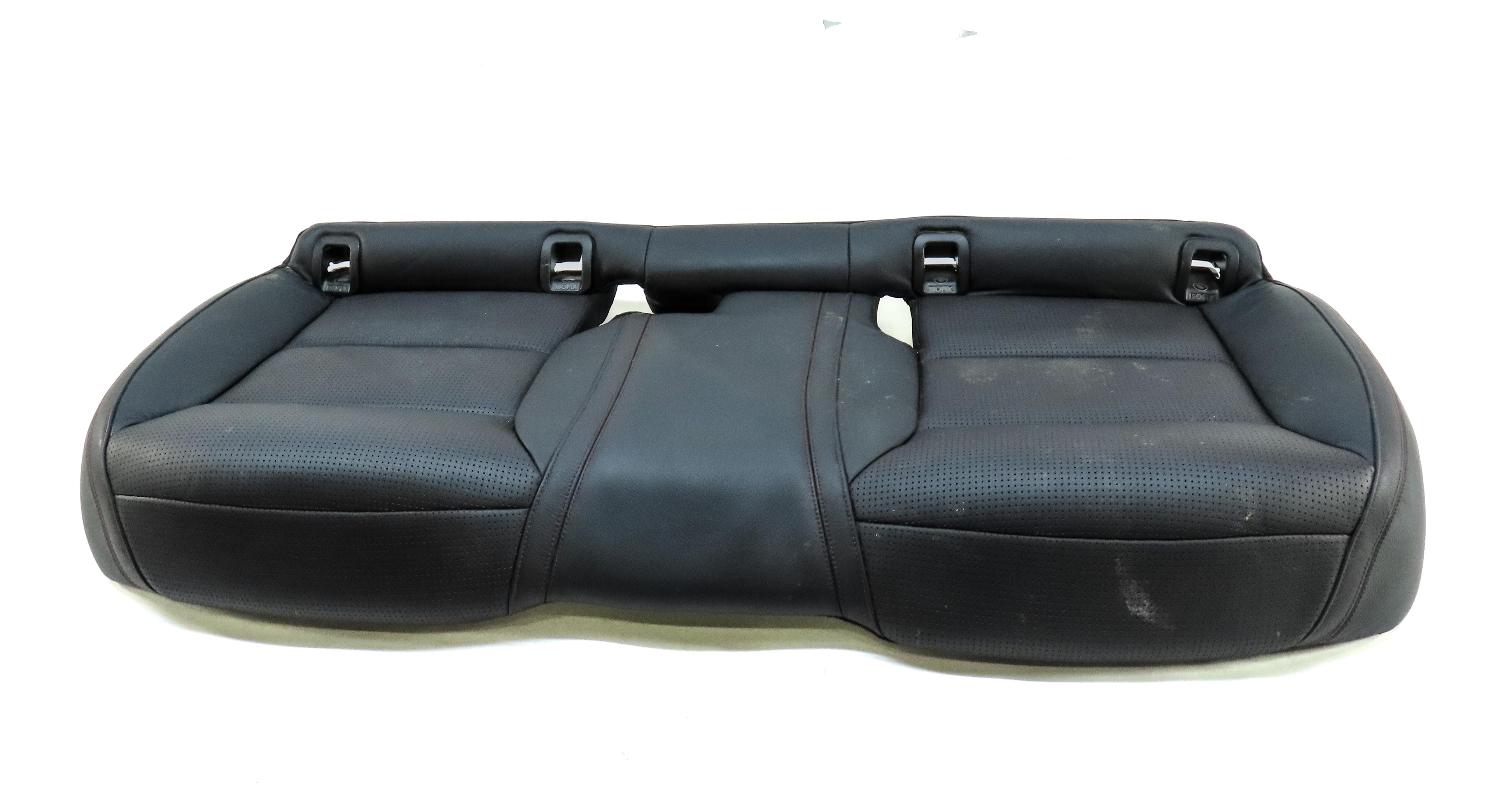 2014 MERCEDES CLA45 AMG C117 REAR LOWER ///AMG SEAT CUSHION BLACK w/ RED STITCH — exact item pictured